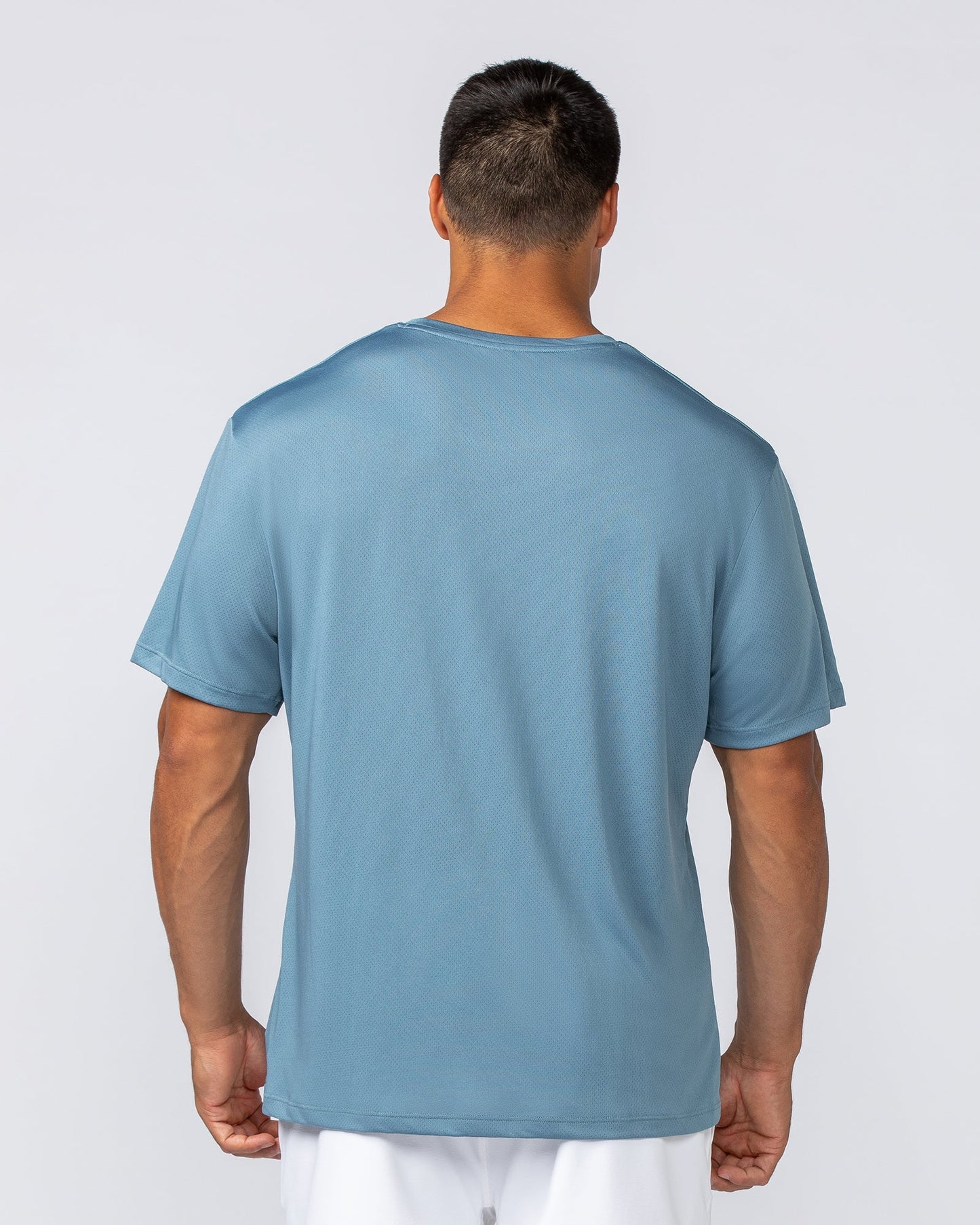 Relaxed Active Tee - Pale Thunder-T-Shirts-S-092409PLTHNDR-S-MNAPPRL40010-5-Muscle Nation