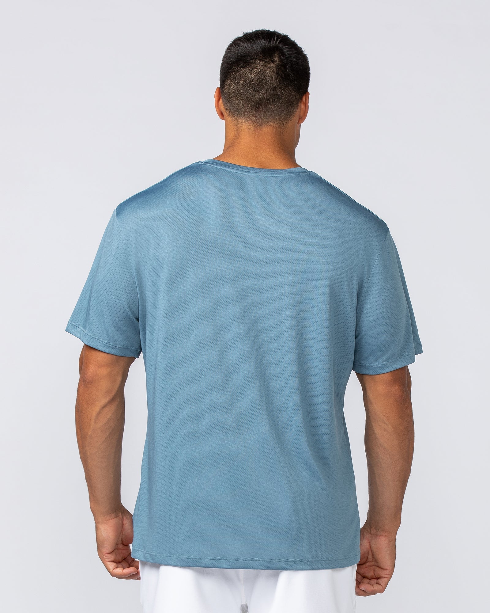 Relaxed Active Tee - Pale Thunder-T-Shirts-S-092409PLTHNDR-S-MNAPPRL40010-5-Muscle Nation