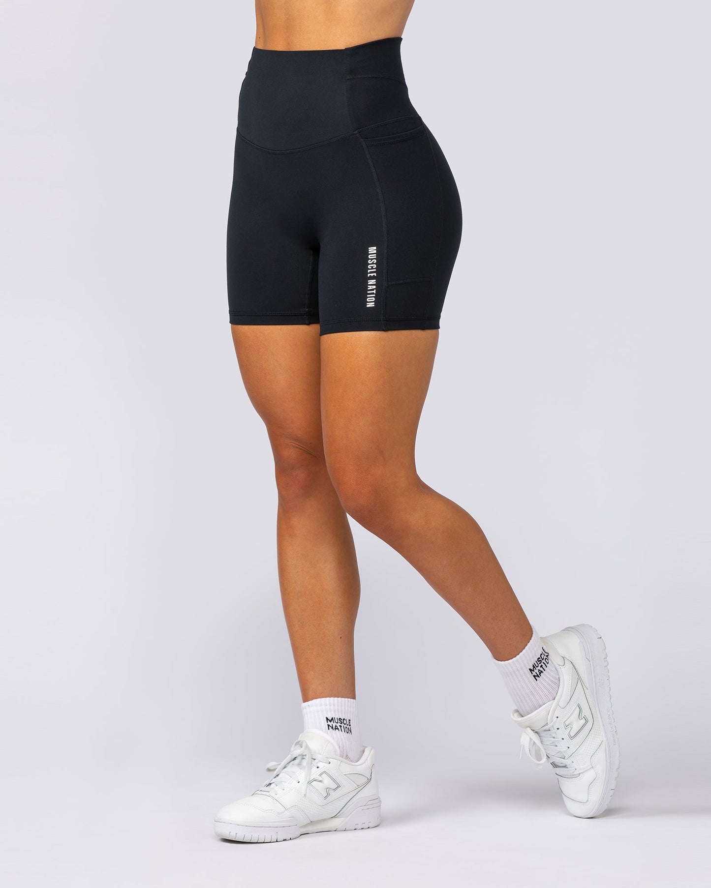 Unrivalled Everyday Pocket Bike Shorts - Black-Shorts-XXS-042396BLK-XXS-MNAPPRL23928-3-Muscle Nation