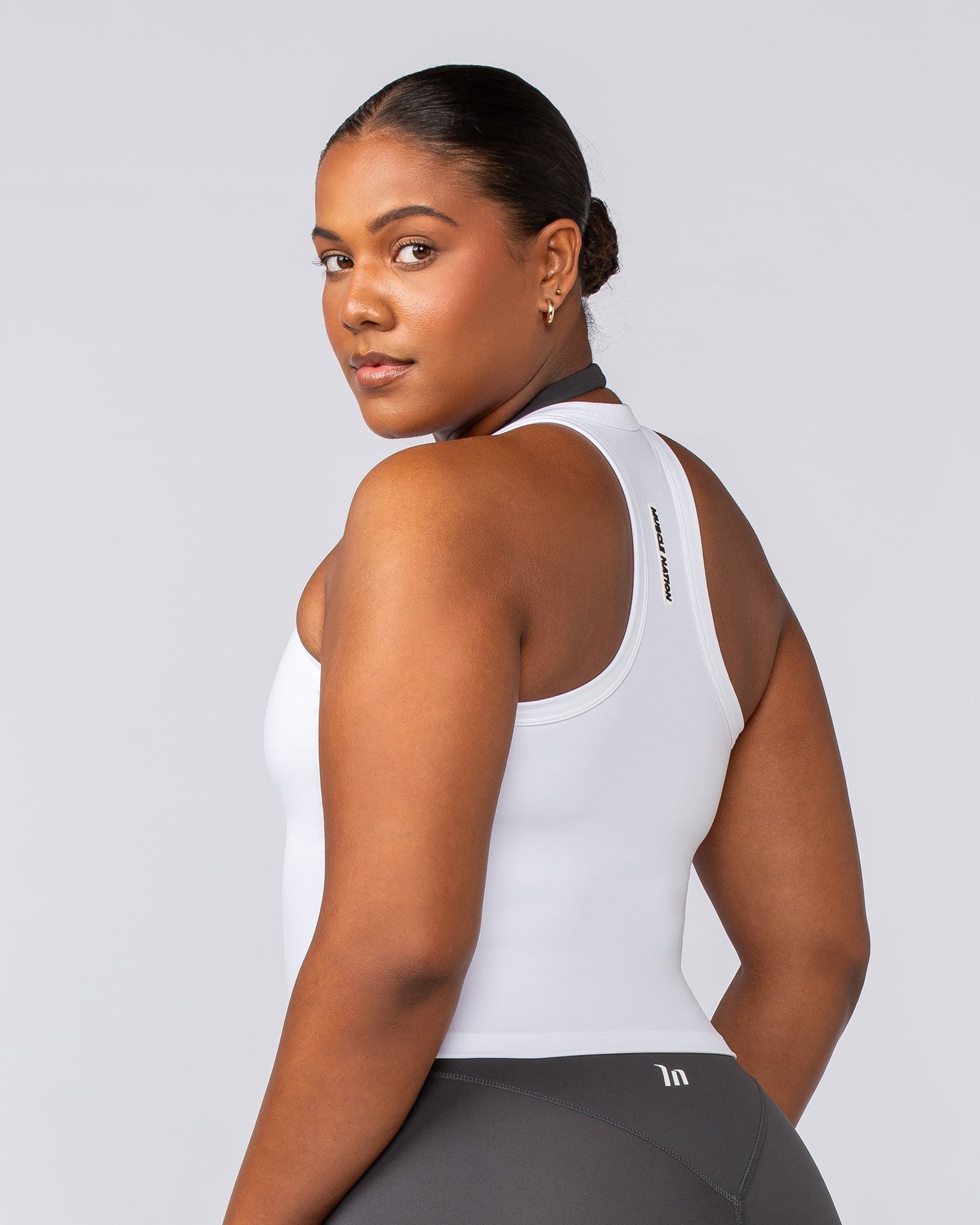 Effortless Tank - White-Singlets & Tanks-XXS-022511WHT-XXS-MNAPPRL40725-3-Muscle Nation