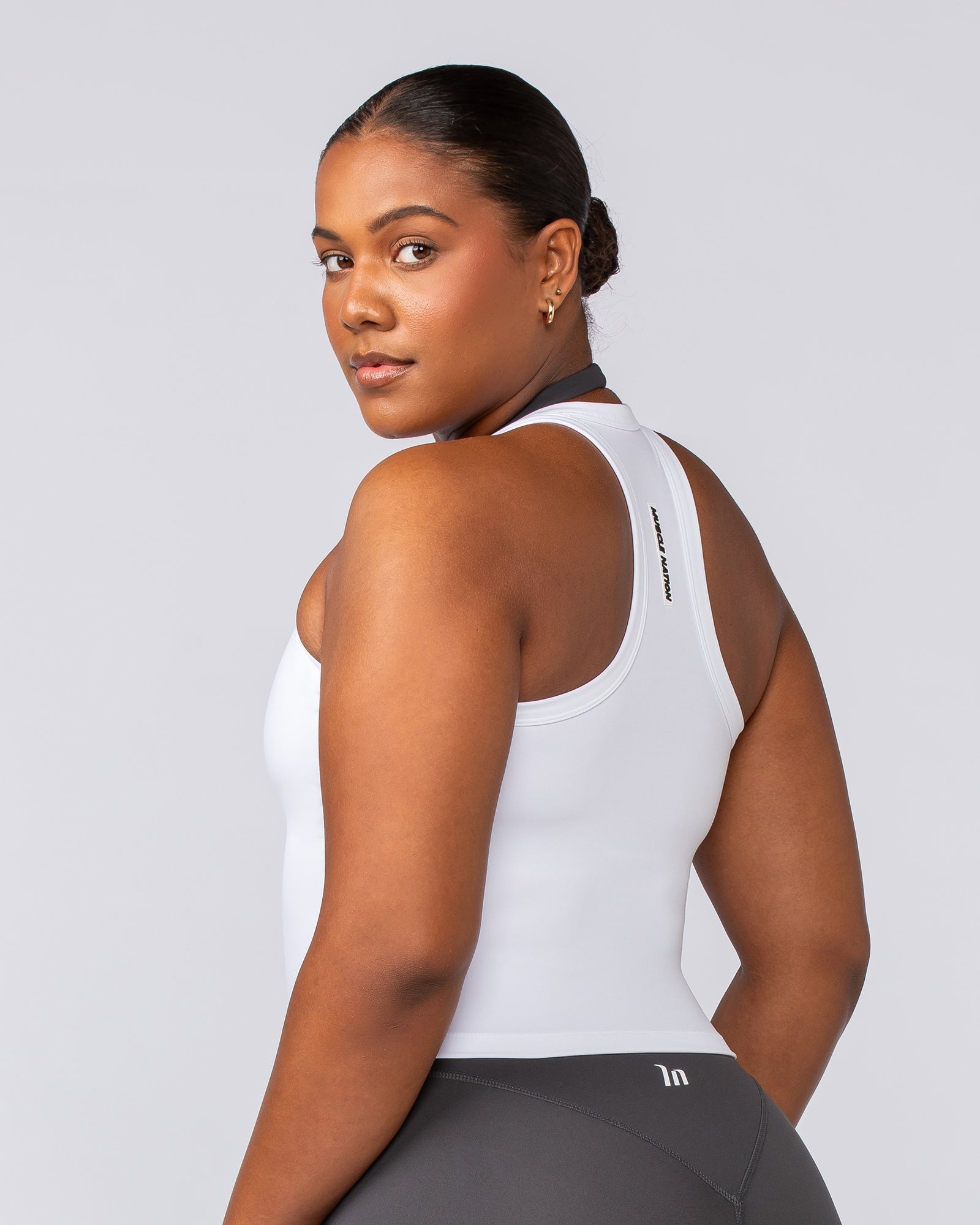 Effortless Tank - White-Singlets & Tanks-XXS-022511WHT-XXS-MNAPPRL40725-3-Muscle Nation
