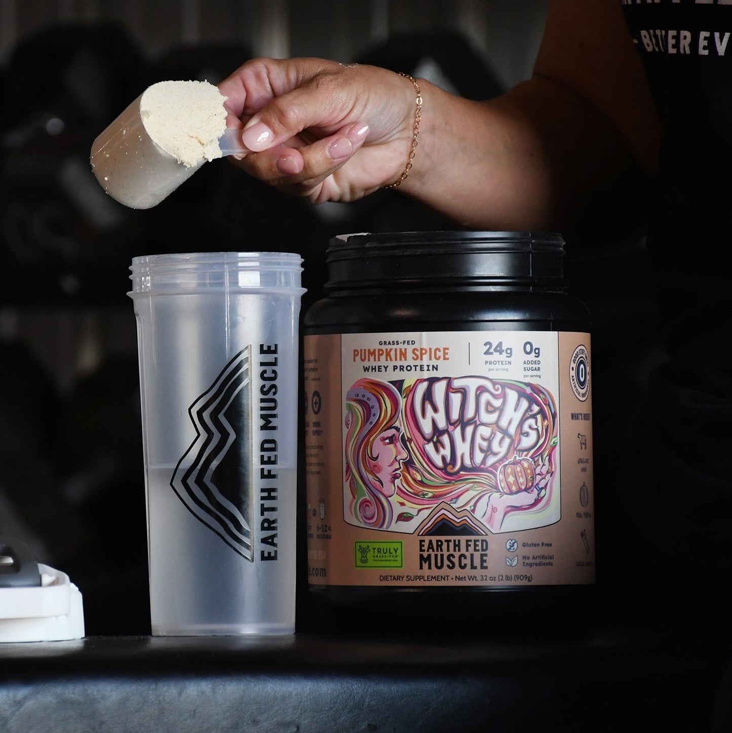 SEASONAL FLAVOR: WitchĄŻs Whey Pumpkin Spice Grass-Fed Whey Protein