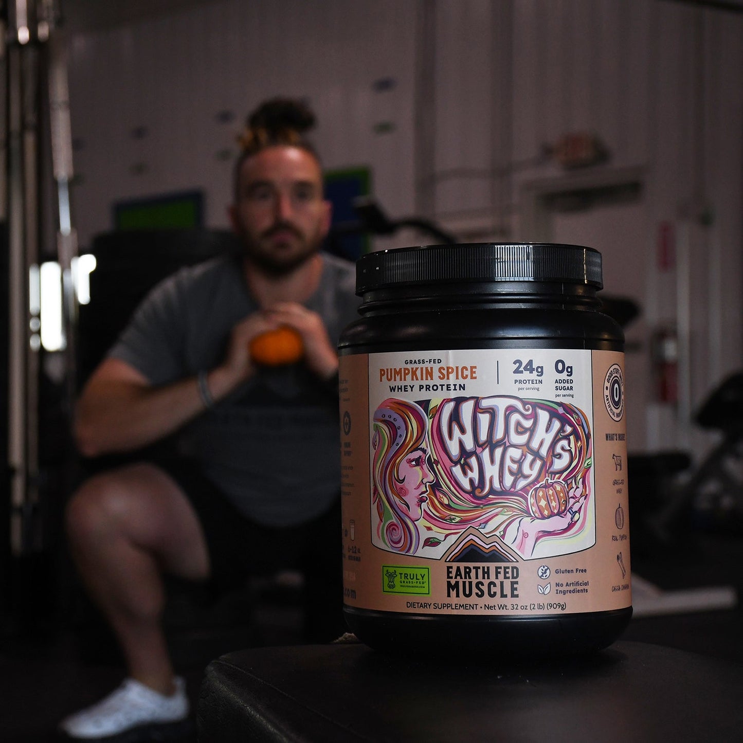 SEASONAL FLAVOR: WitchĄŻs Whey Pumpkin Spice Grass-Fed Whey Protein