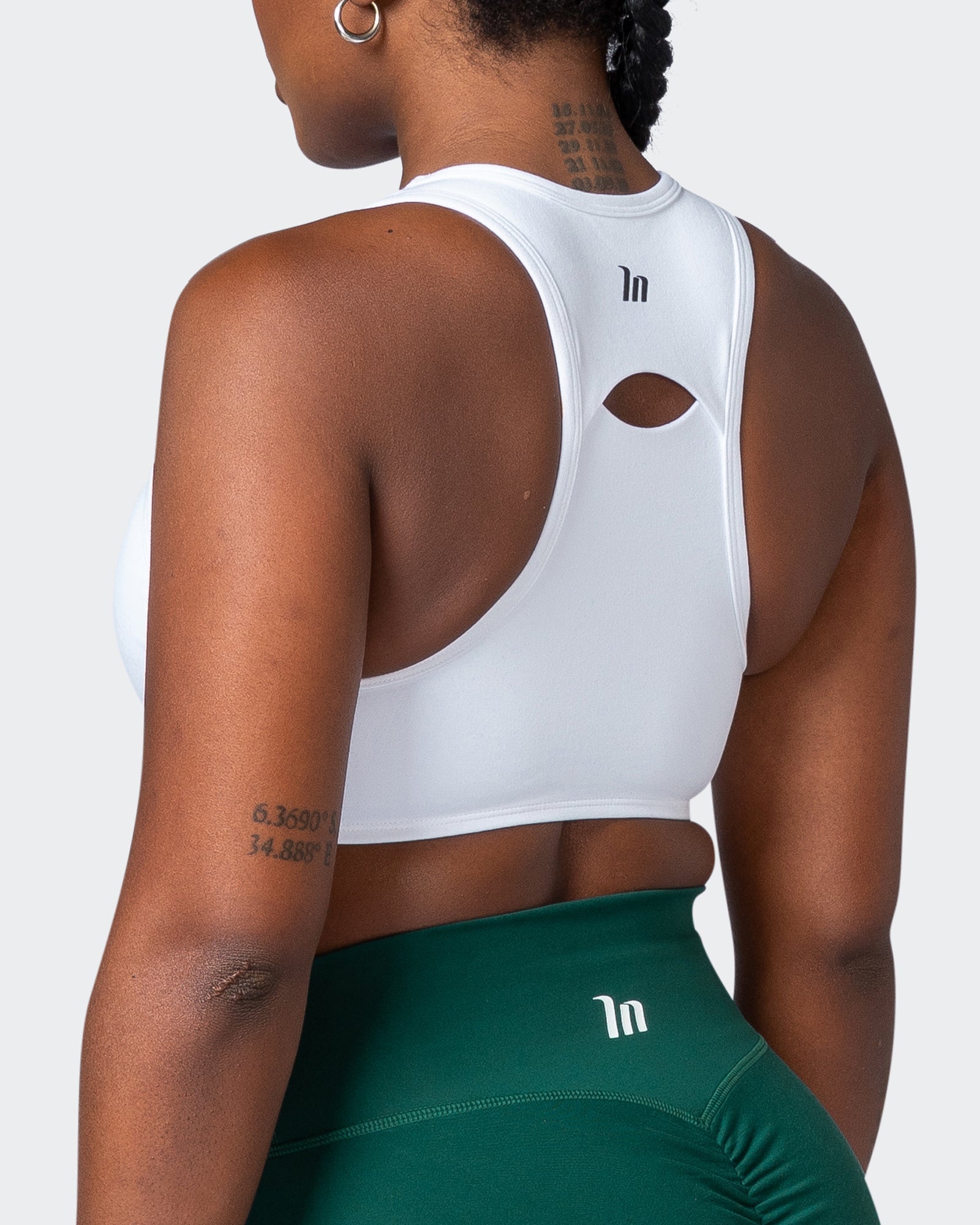 All Rounder Bra - White-Sports Bras-XS-092207WHT-XS-MNAPPRL20876-5-Muscle Nation