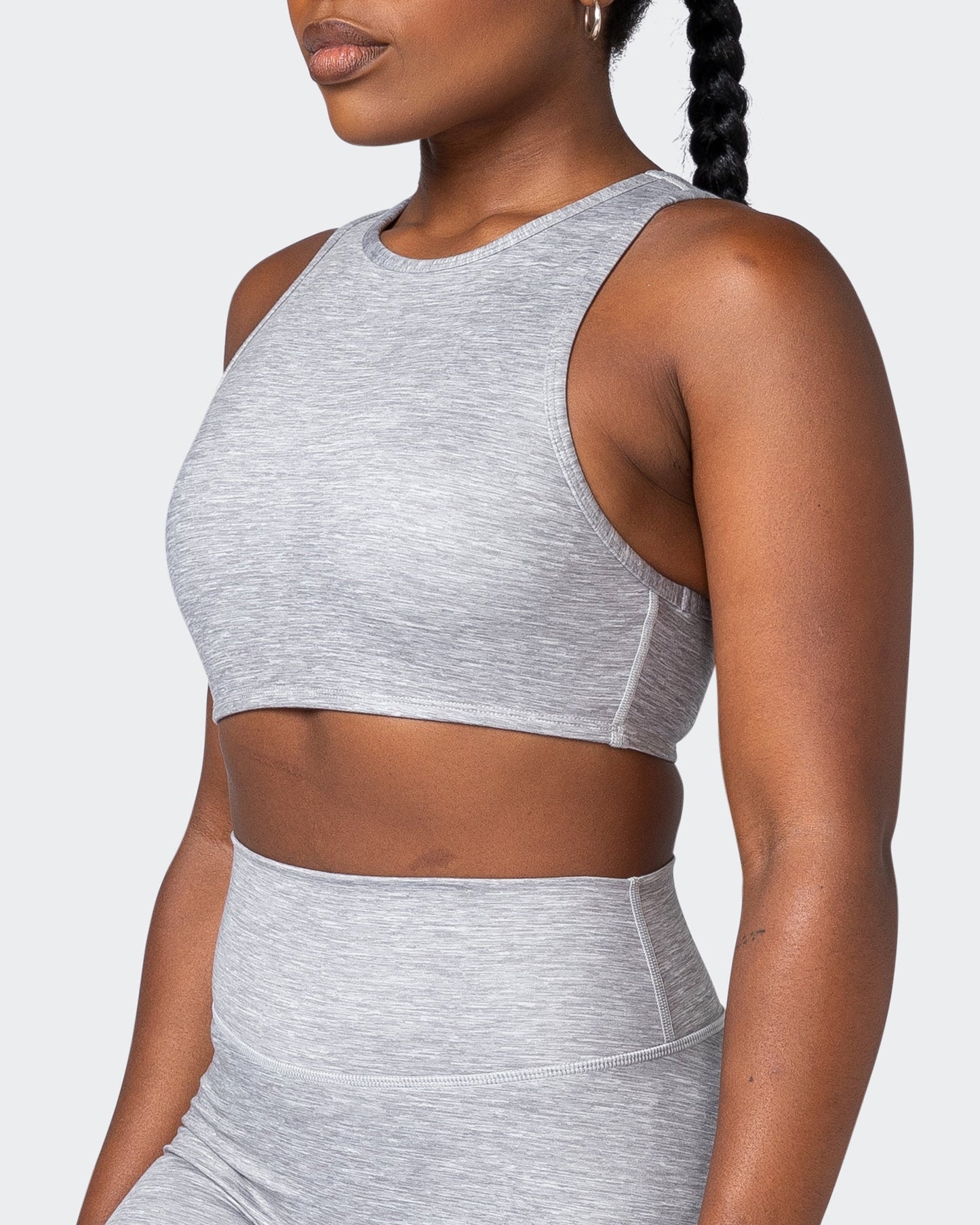 All Rounder Bra - Quiet Grey Marl-Sports Bras-XS-092207QTGRMRL-XS-MNAPPRL20884-3-Muscle Nation