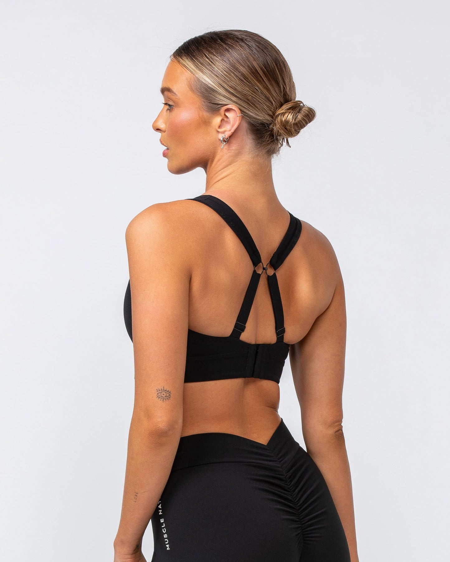 Scope Bra - Black-Sports Bras-XXS-082419BLK-XXS-MNAPPRL32106-4-Muscle Nation