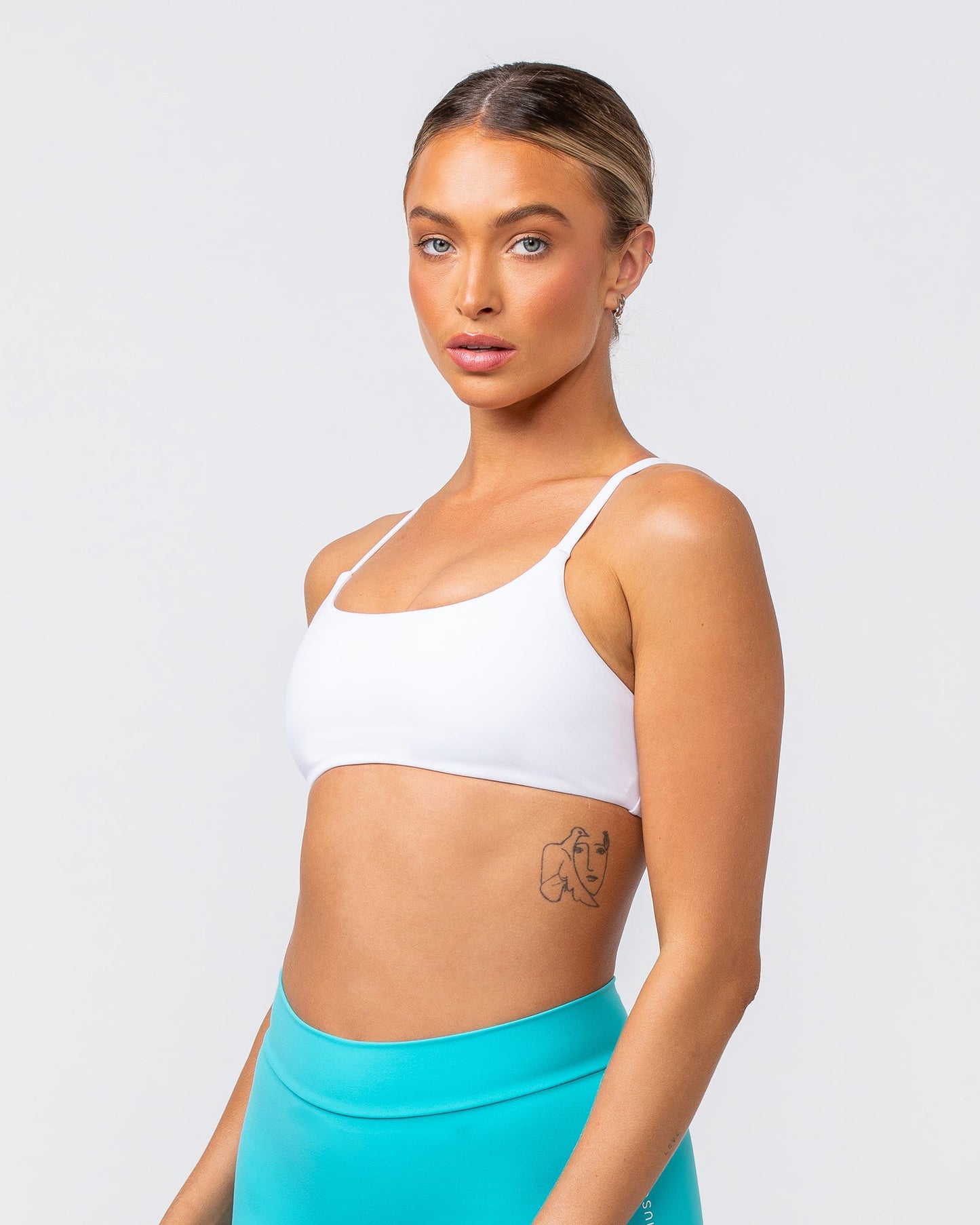 Socialite Bralette - White-Bralettes-XXS-082416WHT-XXS-MNAPPRL32031-3-Muscle Nation