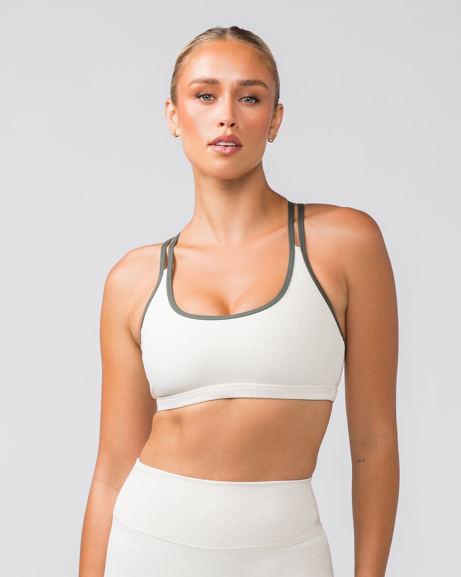 Outlines Rib Bra - Dew-Sports Bras-XS-032405DEW-XS-MNAPPRL29798-1-Muscle Nation