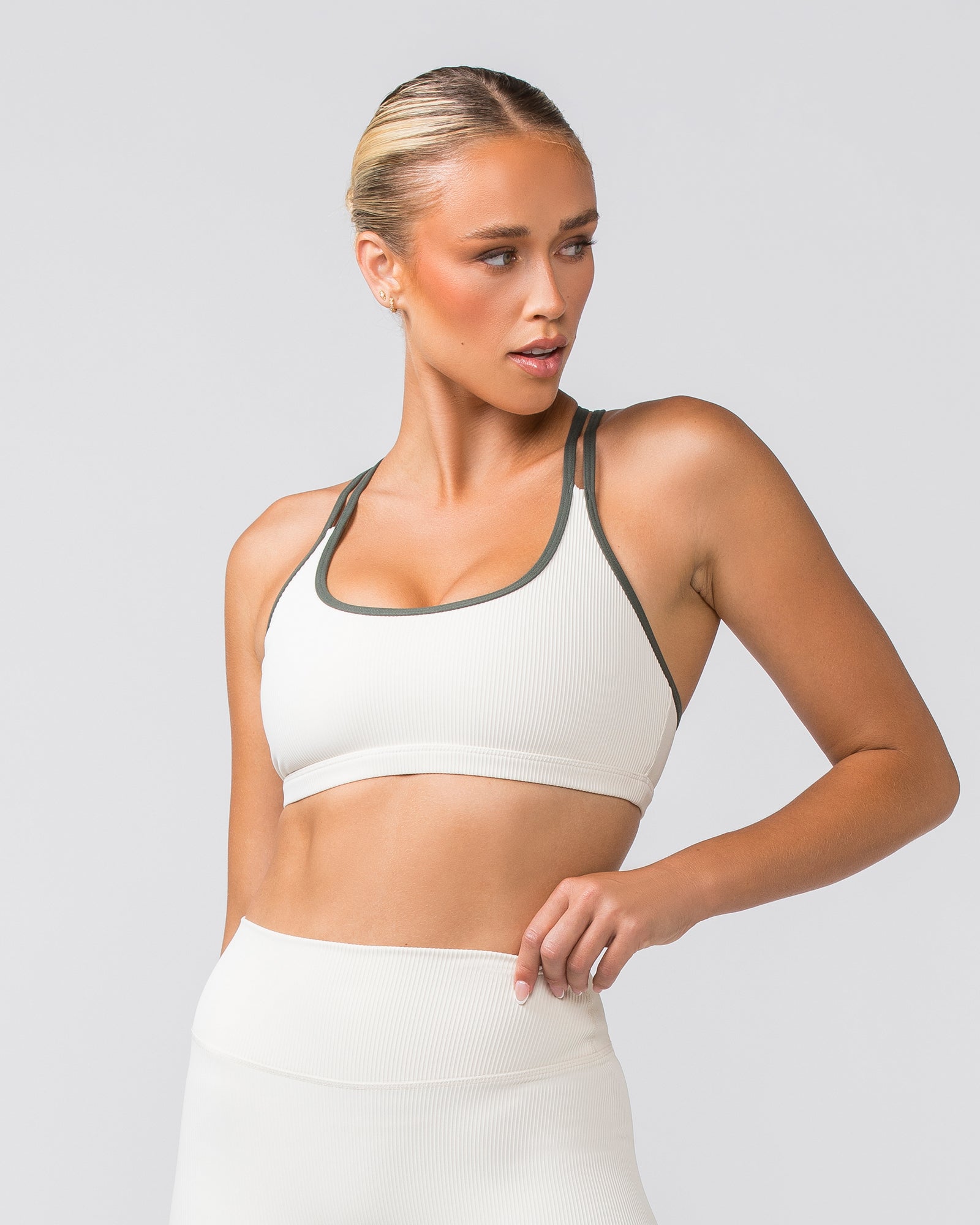 Outlines Rib Bra - Dew-Sports Bras-XS-032405DEW-XS-MNAPPRL29798-2-Muscle Nation