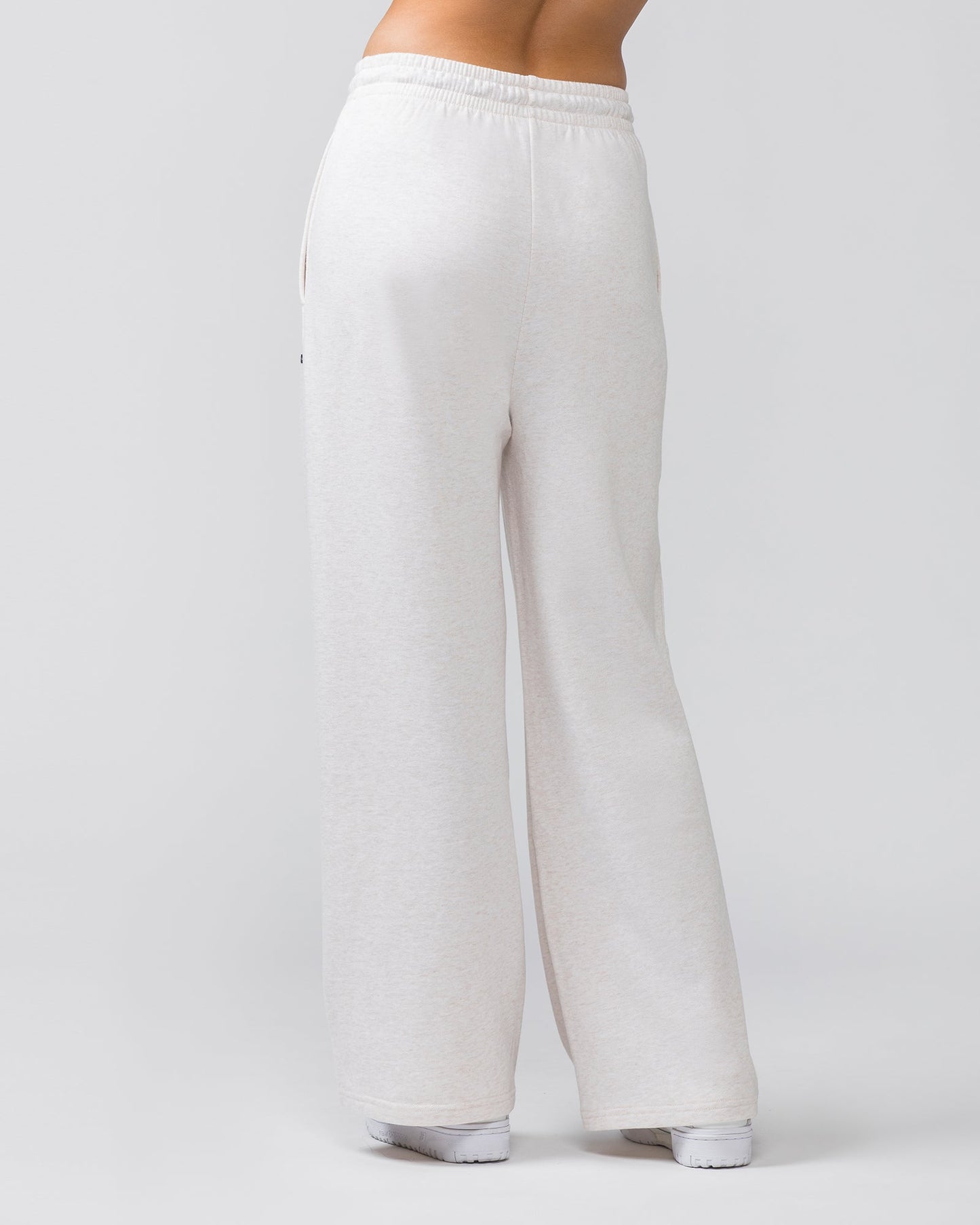 Timeless Wide Leg Trackies - Dew Marl-Bottoms-XXS-022455DEWMRL-XXS-MNAPPRL31077-4-Muscle Nation
