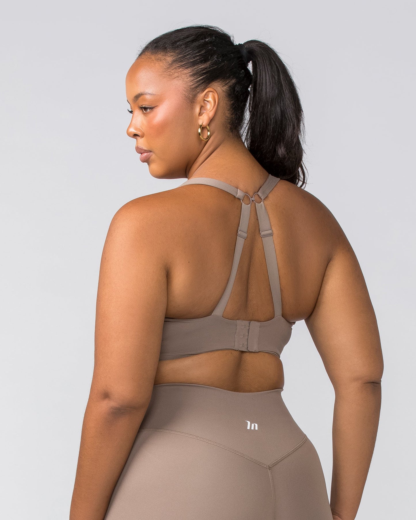 Staple Bra - Mushroom-Sports Bras-XXS-022449MUSHRM-XXS-MNAPPRL29661-4-Muscle Nation