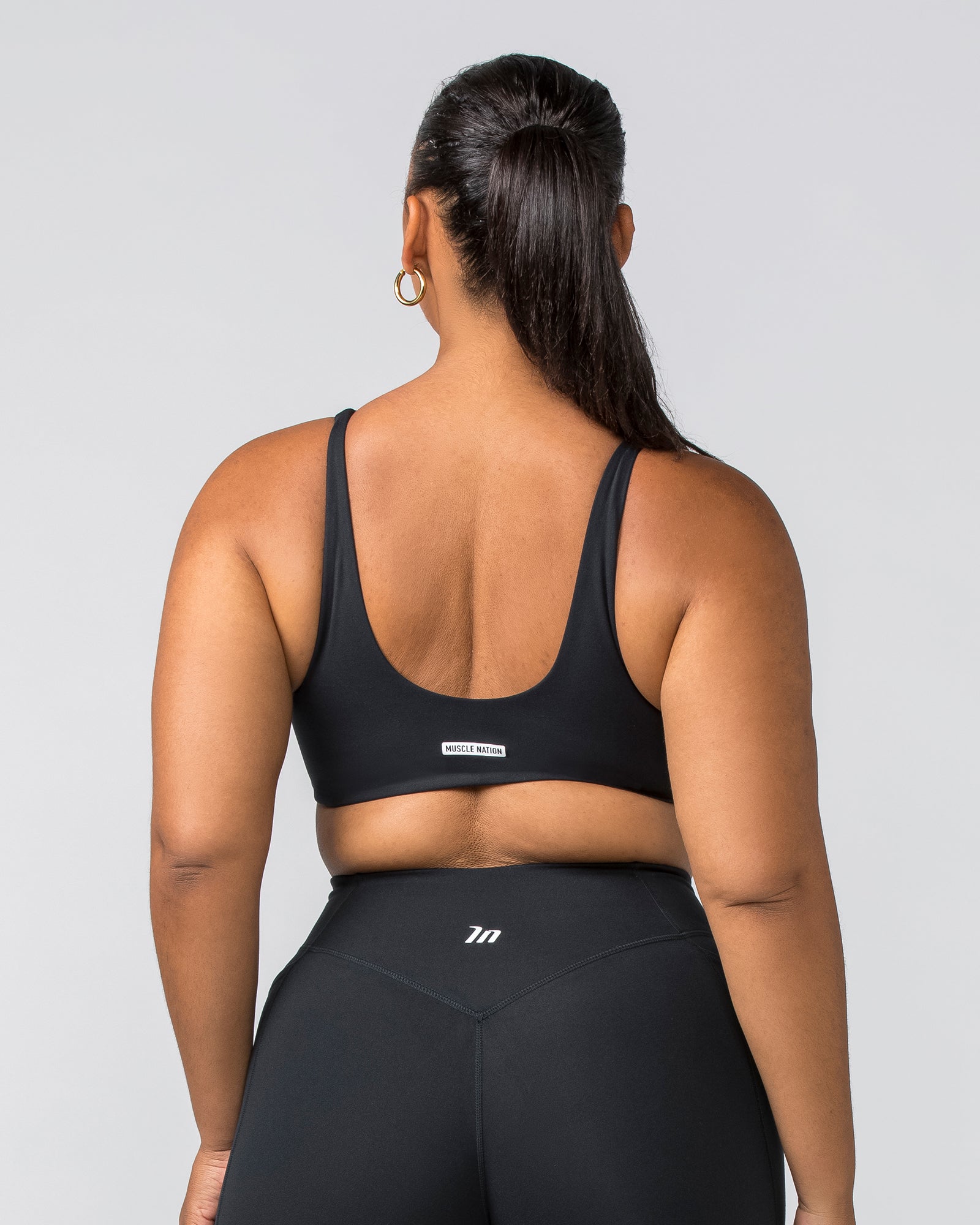 Scoop Everyday Bralette - Black-Bralettes-XXS-022448BLK-XXS-MNAPPRL29463-5-Muscle Nation