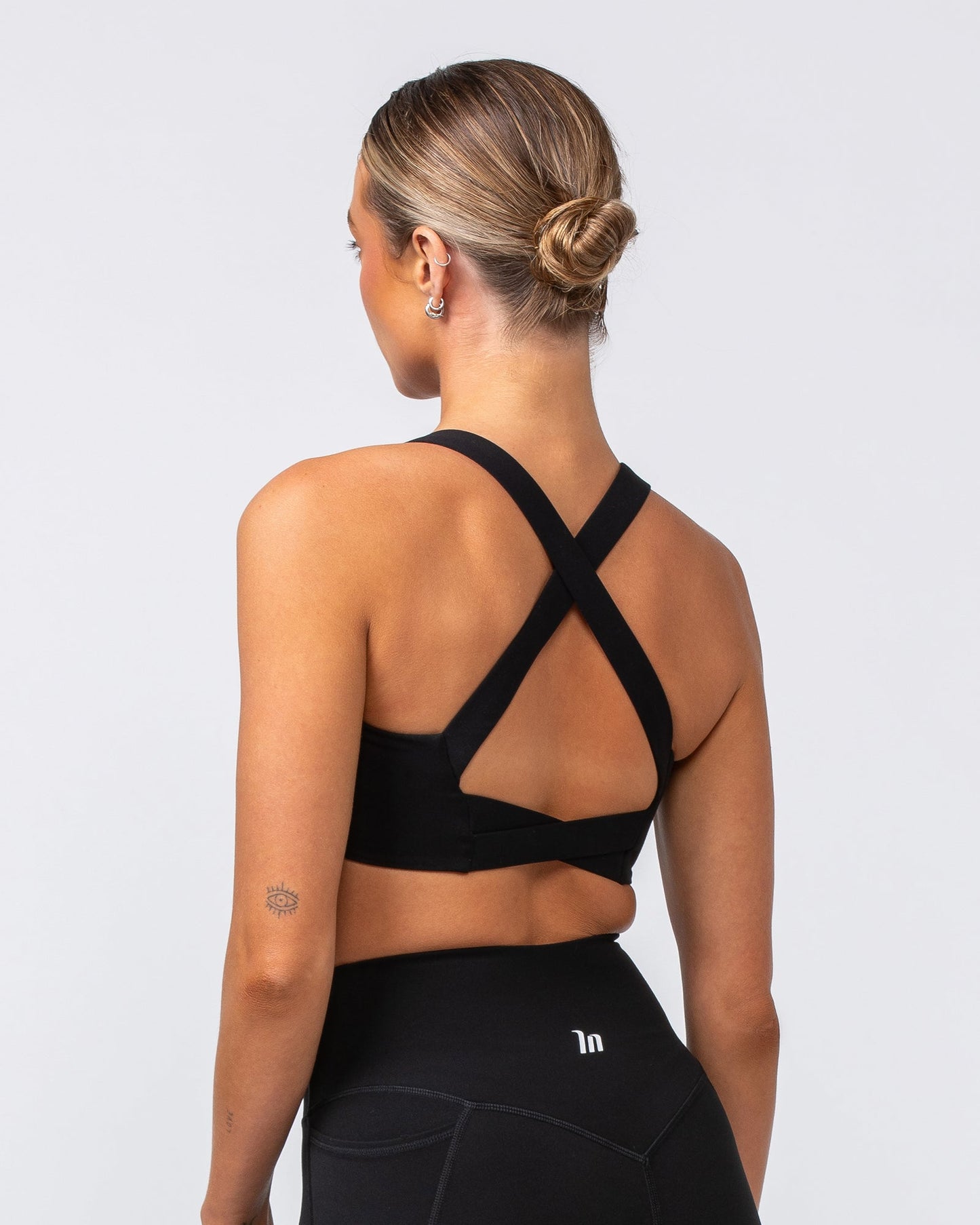 Precision Bra - Black / White-Sports Bras-XXS-082418BLKWHT-XXS-MNAPPRL32088-5-Muscle Nation
