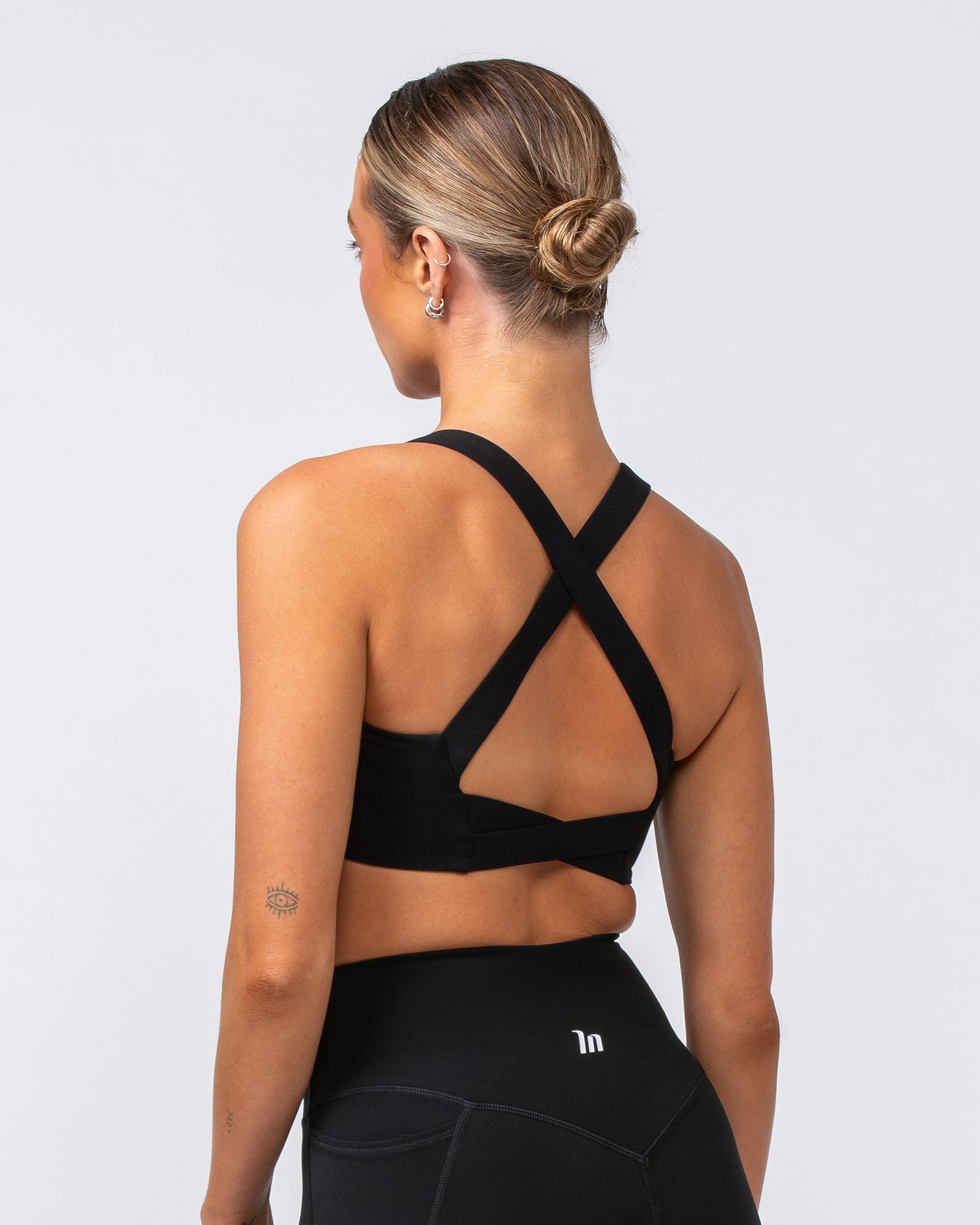 Precision Bra - Black / White-Sports Bras-XXS-082418BLKWHT-XXS-MNAPPRL32088-5-Muscle Nation