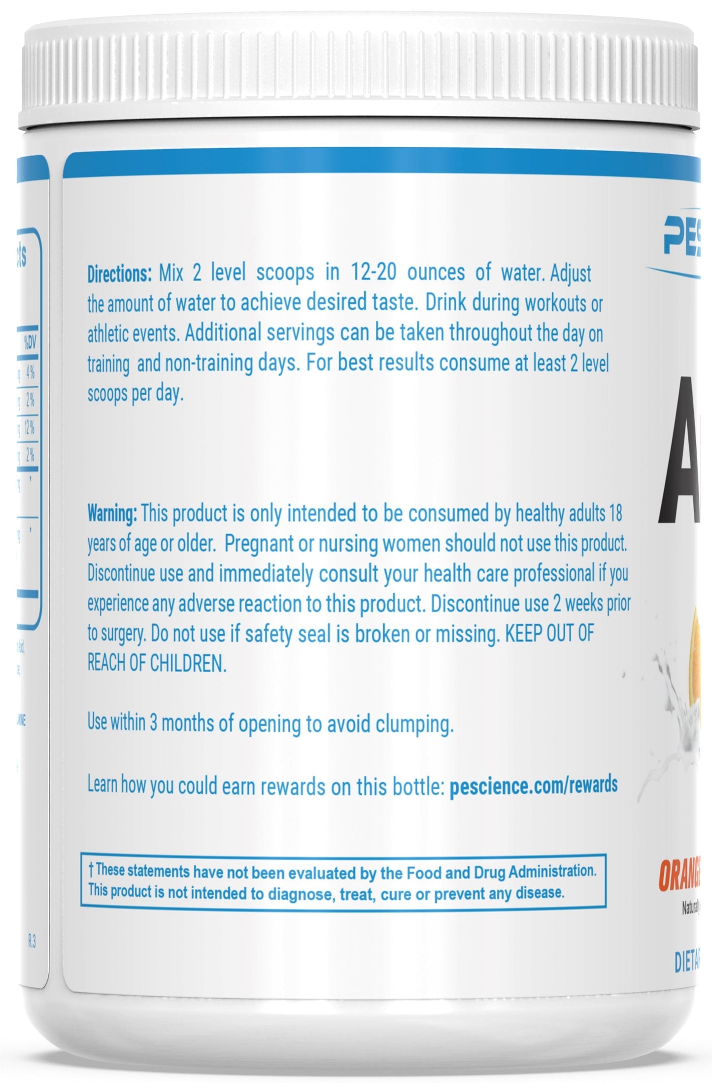 PEScience Amino IV BCAAs + EAAs