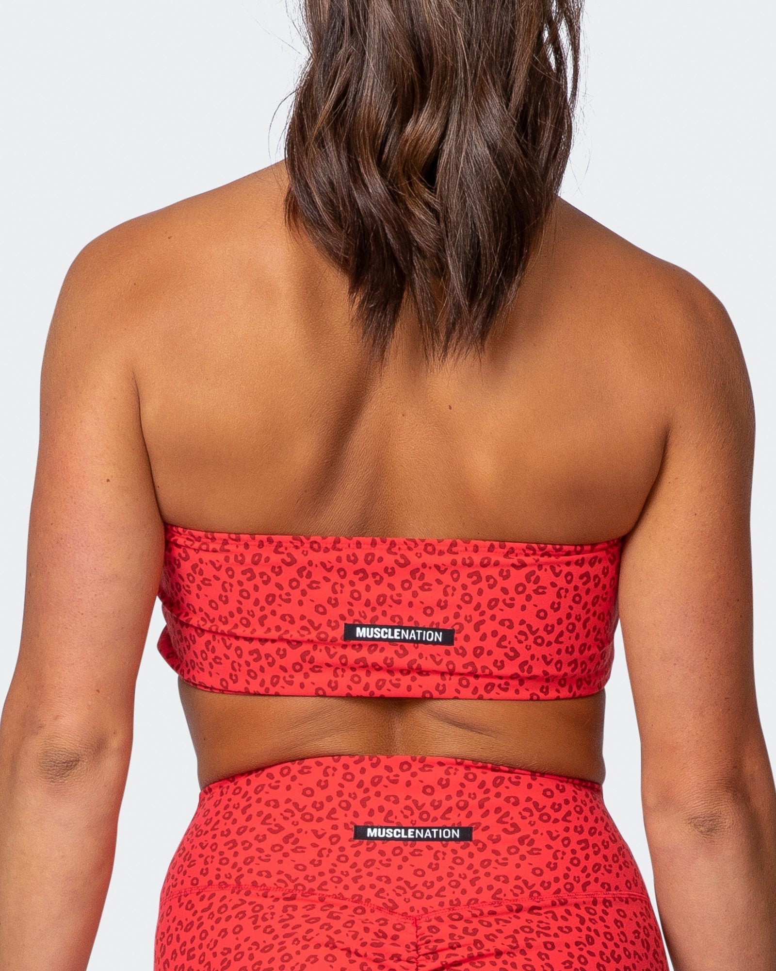 Bandeau - Mini Cheetah Print-Bralettes-XXS-082103MCHET-XXS-MNAPPRL11334-6-Muscle Nation