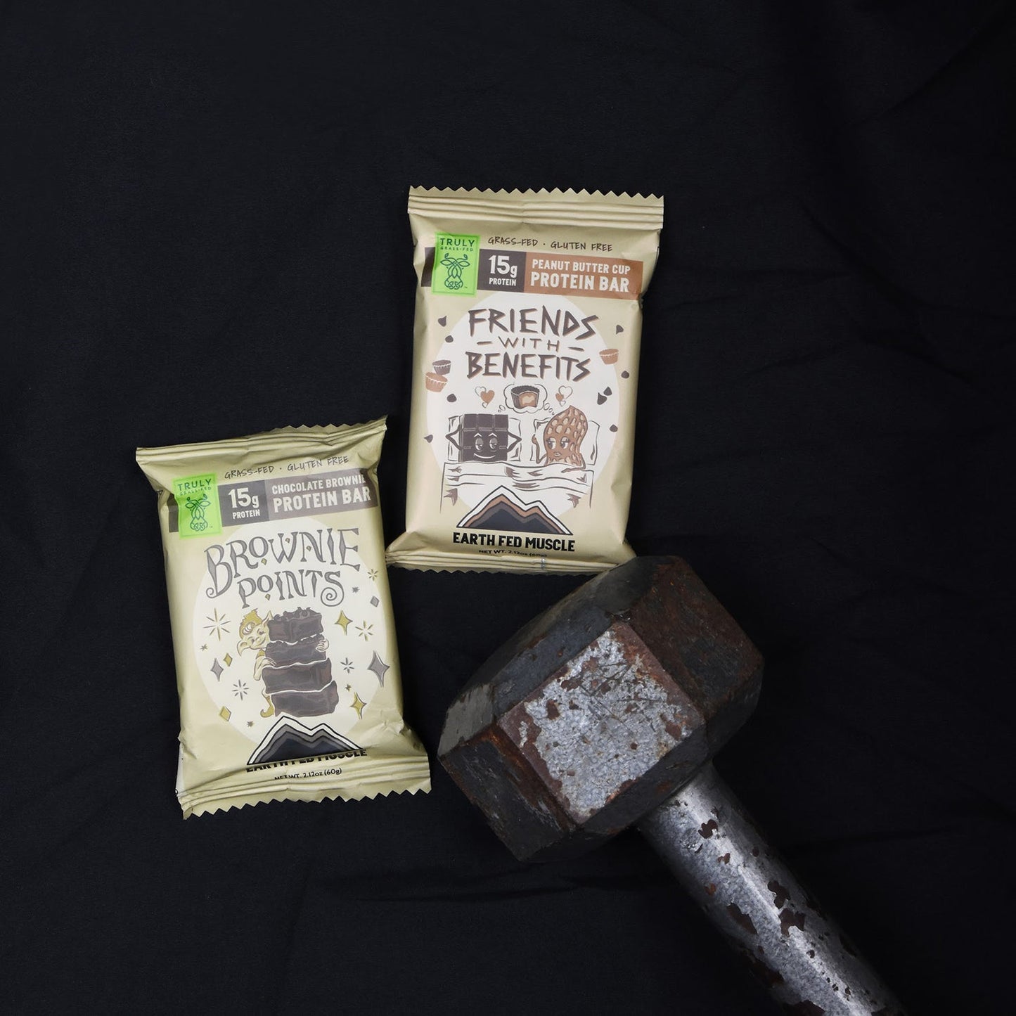 Chocolate Peanut Butter Grass-Fed Whey Protein Bars