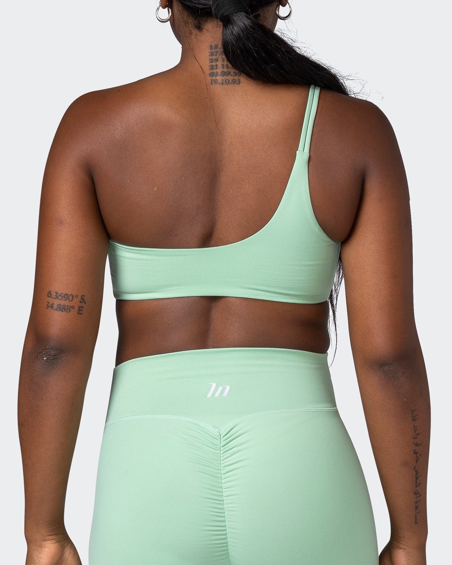Movement One Shoulder Bralette - Pastel Green-Bralettes-XS-112243PASTGRN-XS-MNAPPRL19869-6-Muscle Nation