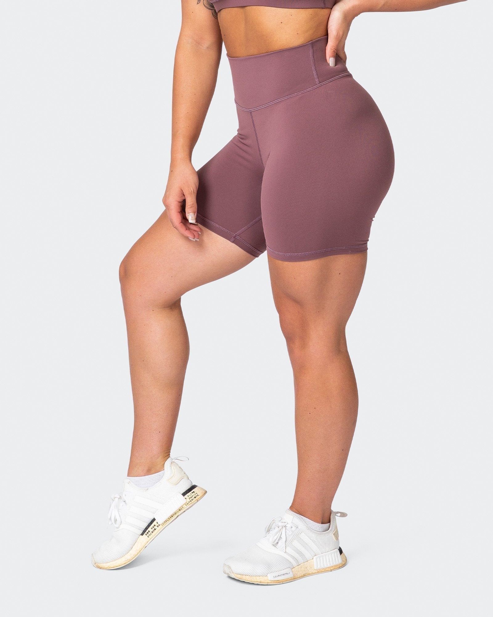 Signature Scrunch Bike Shorts - Dusk-Shorts-XXS-MNAPPRL10242-MNAPPRL10242-2-Muscle Nation