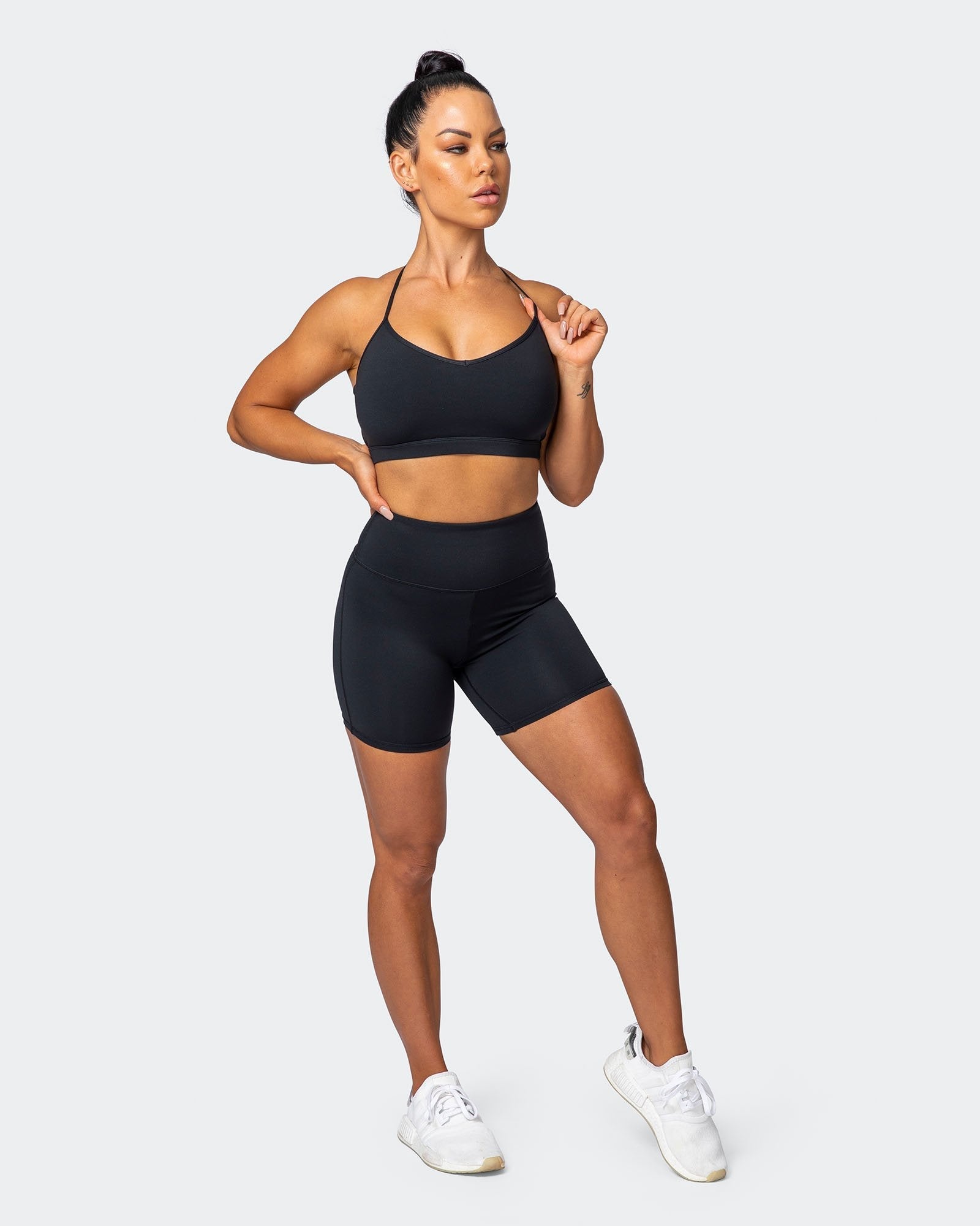 Free Throw Bralette - Black-Bralettes-XS-MNAPPRL10490-MNAPPRL10490-5-Muscle Nation