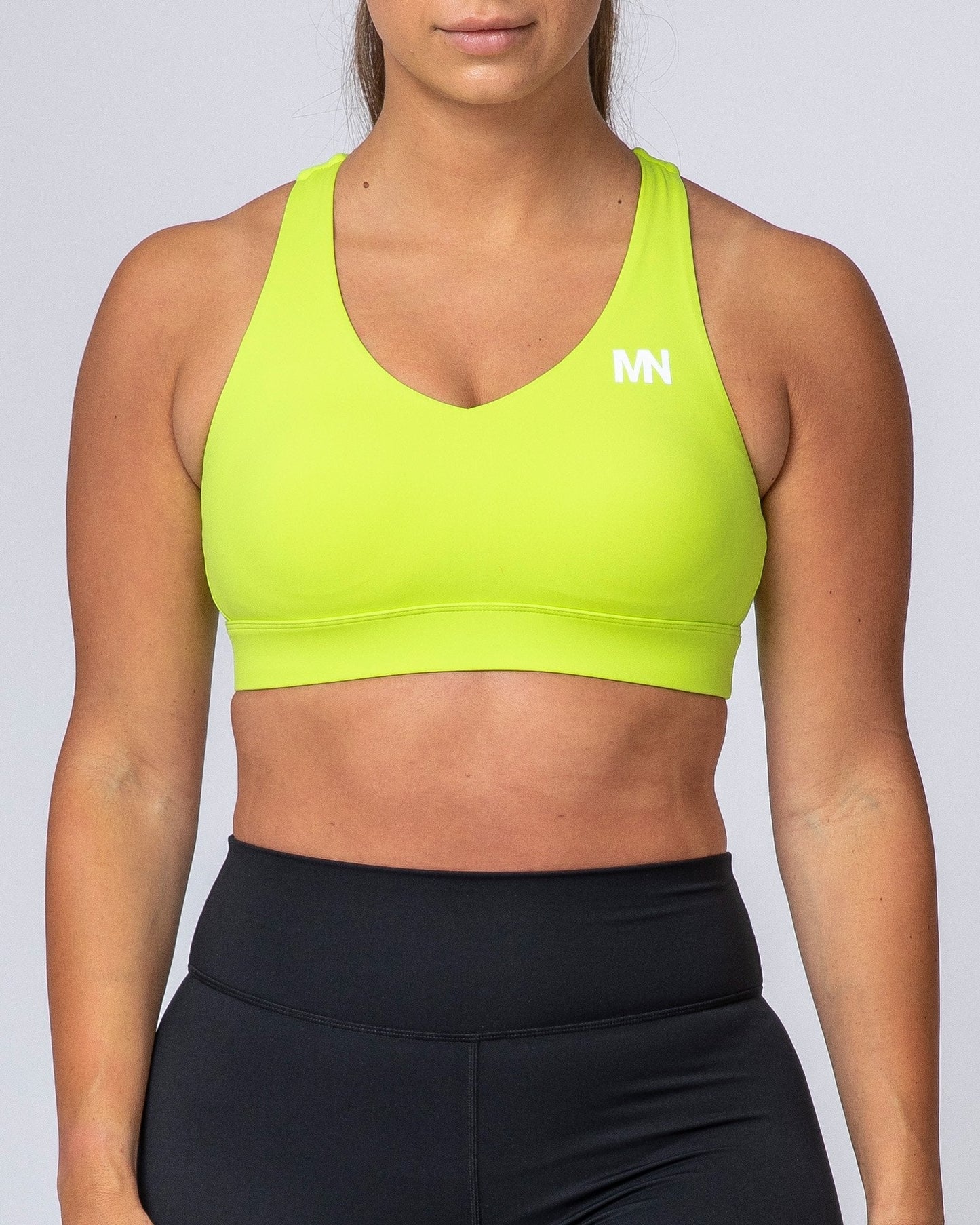 Comfort Bra - Acid Lime-Sports Bras-XS-MNAPPRL8986-MNAPPRL8986-3-Muscle Nation
