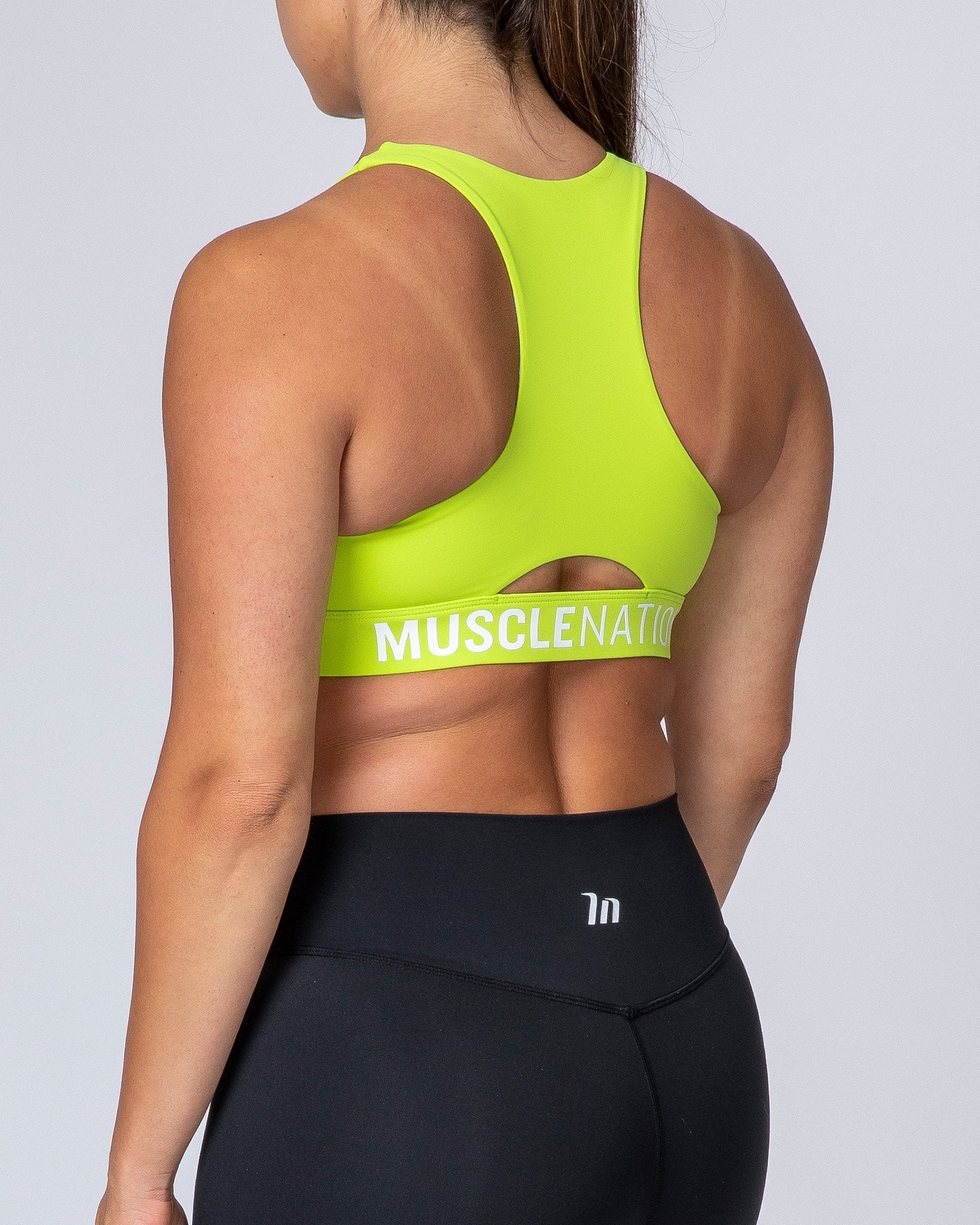 Comfort Bra - Acid Lime-Sports Bras-XS-MNAPPRL8986-MNAPPRL8986-6-Muscle Nation