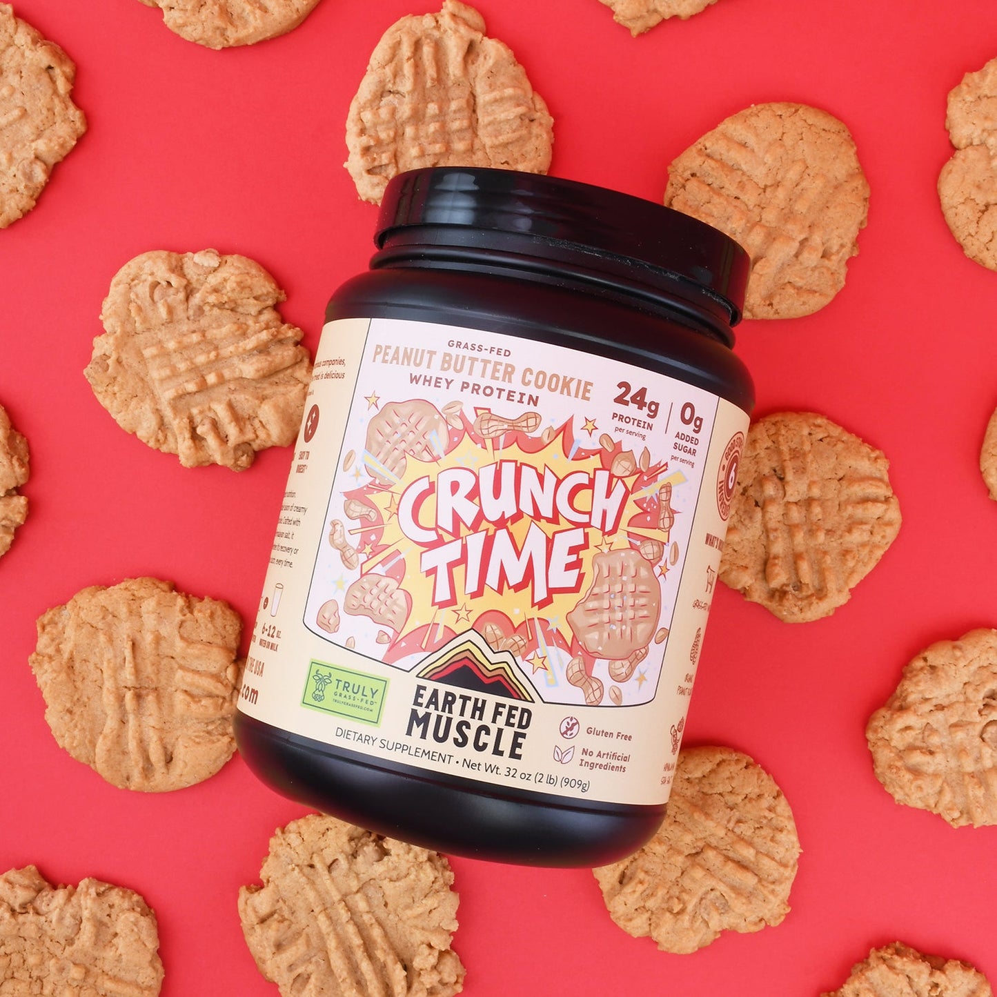 SEASONAL FLAVOR: Crunch Time Peanut Butter Cookie Grass-Fed Whey