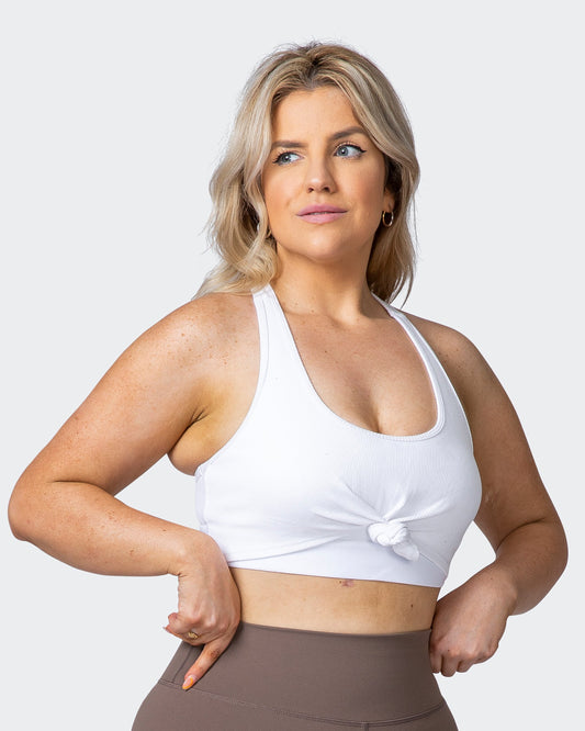 Exceptional Bra - White-Sports Bras-XS-012207WHT-XS-MNAPPRL13135-1-Muscle Nation