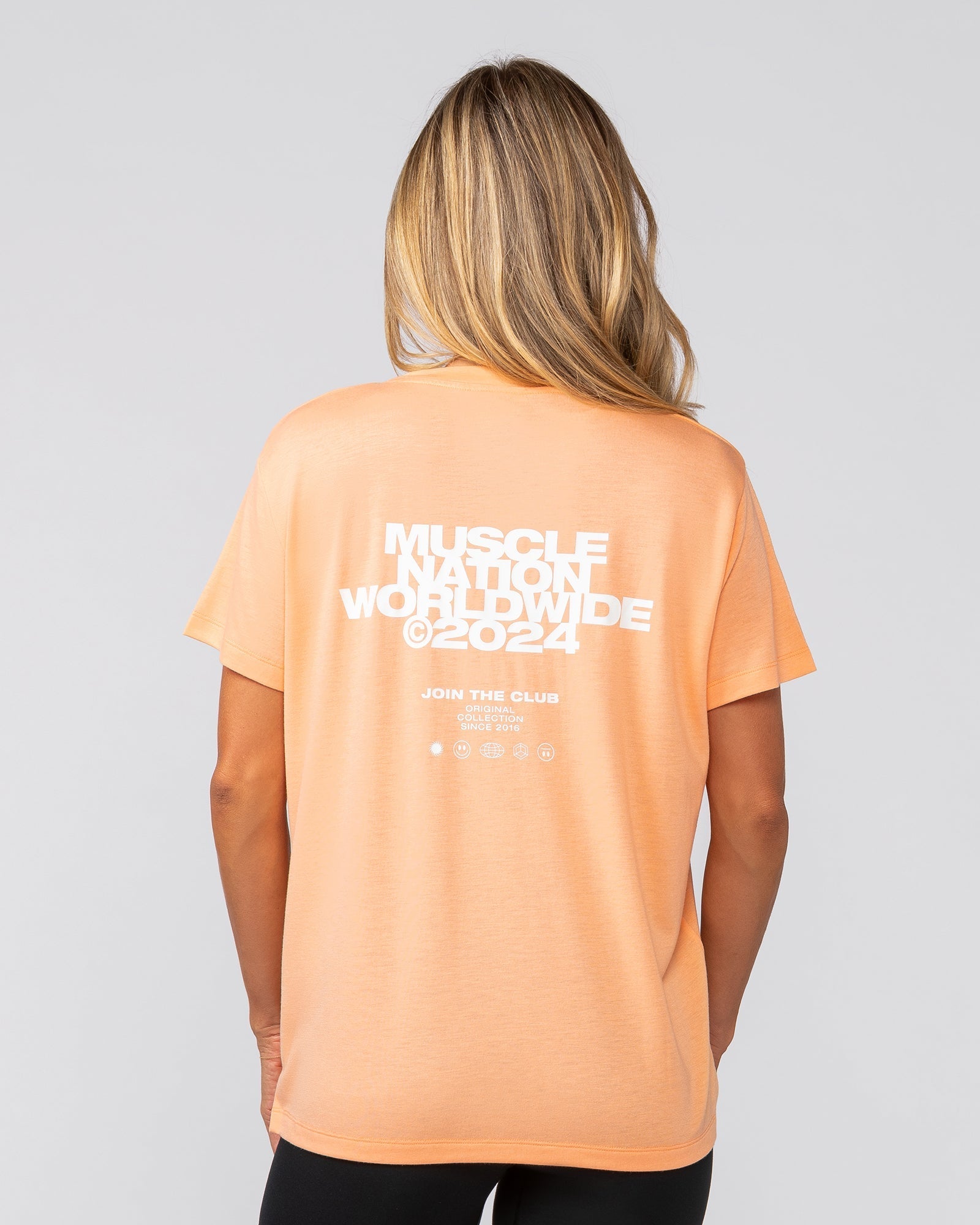 Global Training Tee - Melon-T-Shirts-XXS-022534MEL-XXS-MNAPPRL40873-5-Muscle Nation