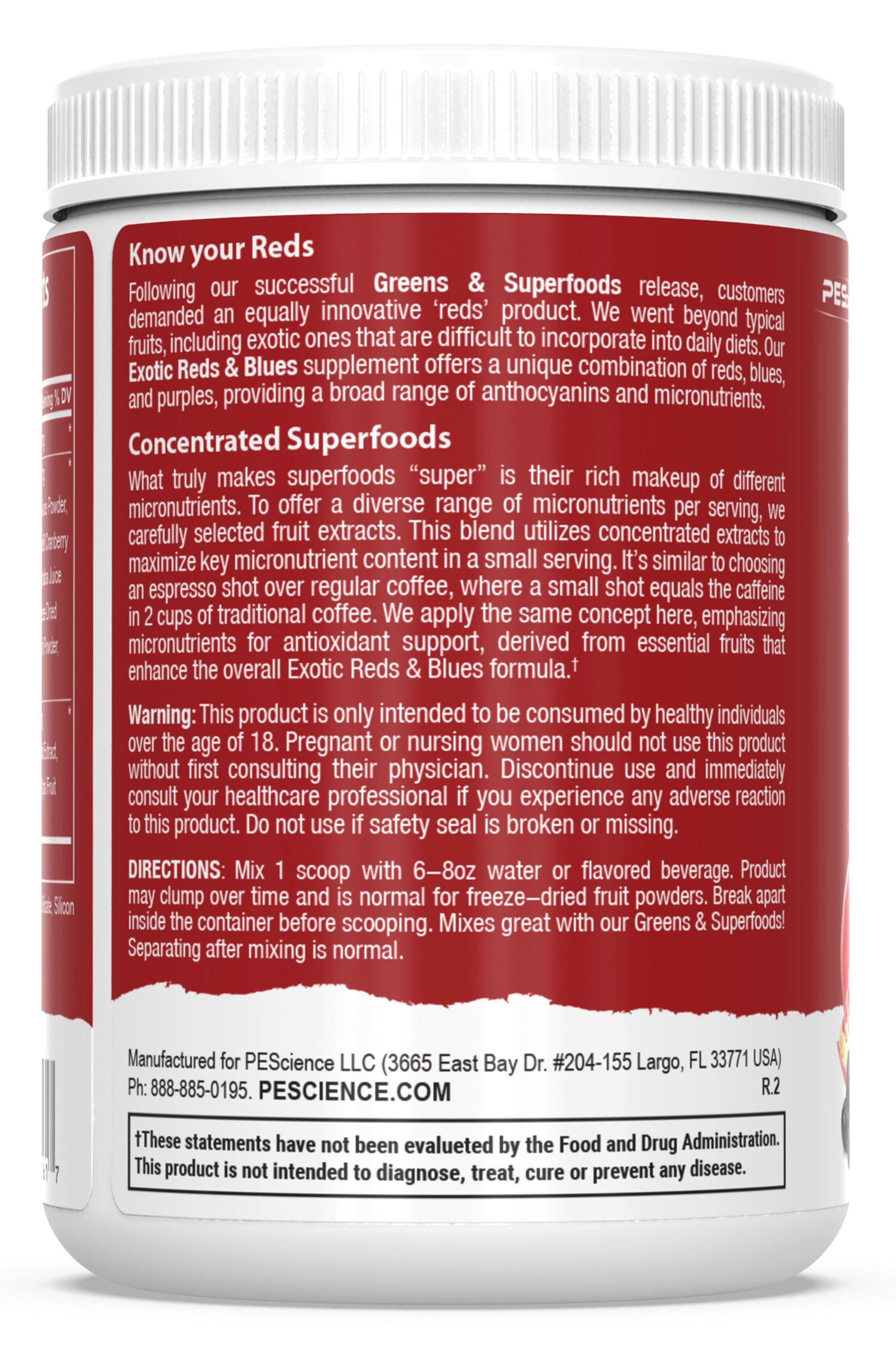 PEScience Greens + Reds & Blues Stack