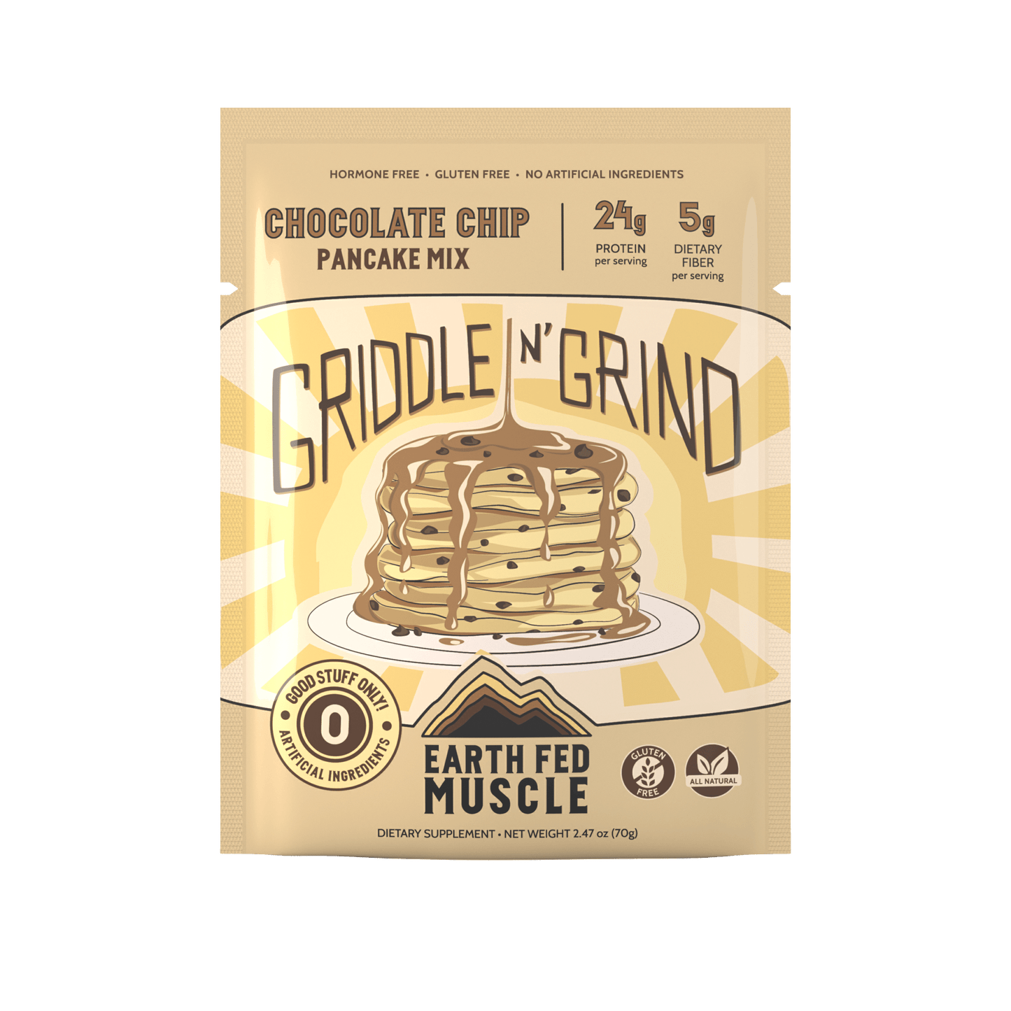Griddle n' Grind Chocolate Chip Pancake and Waffle Mix