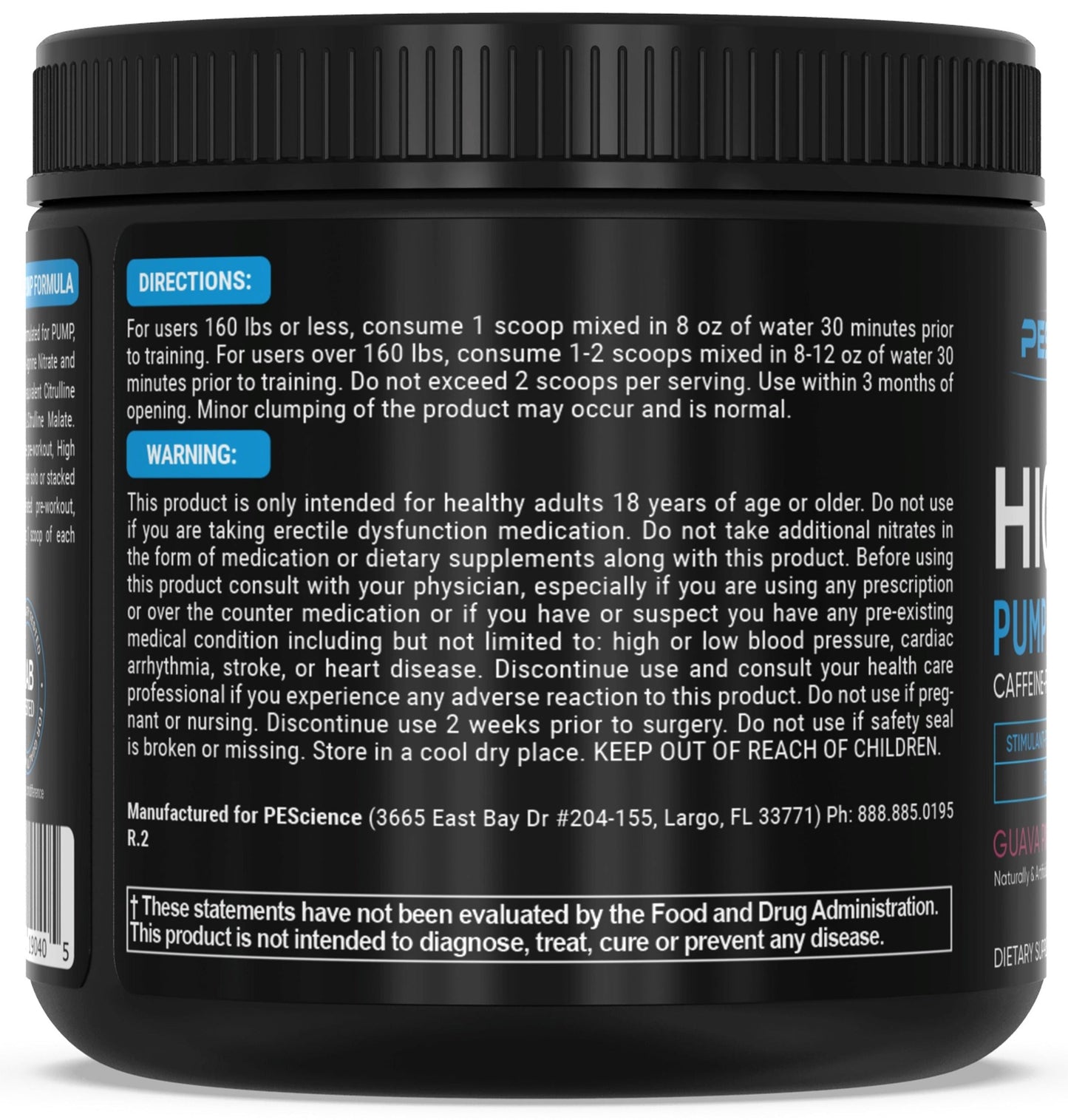PEScience High Volume Pre-Workout