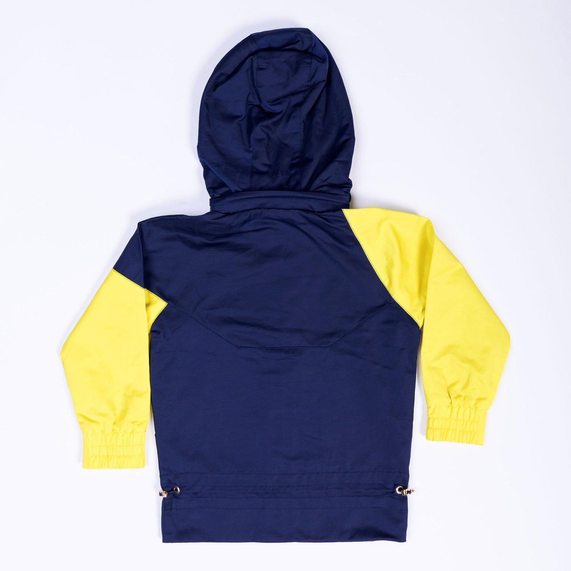 Kids MN Retro Tracksuit Jacket - Navy / Yellow-Kids-2-MNAPPRL4549-MNAPPRL4549-4-Muscle Nation