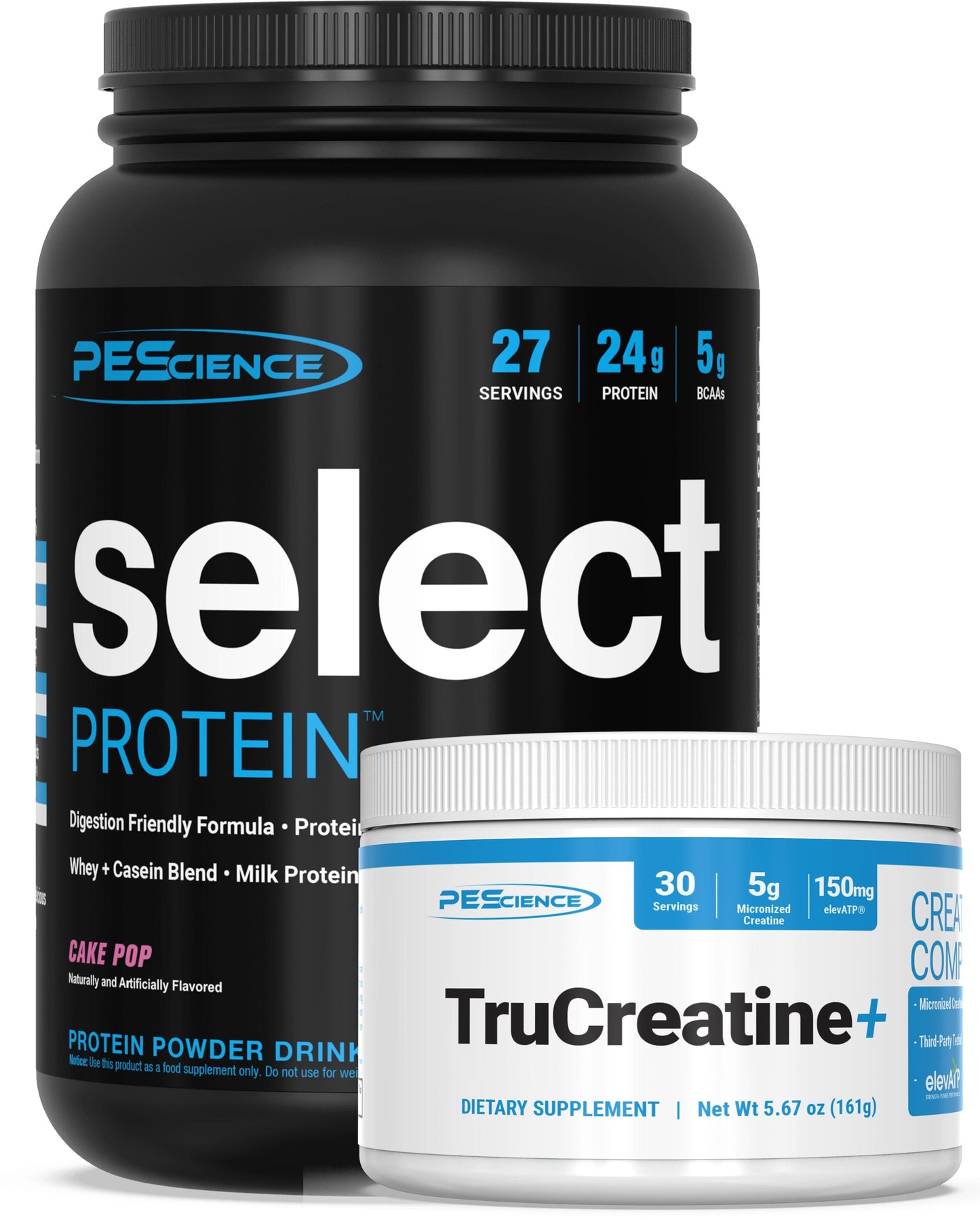 PEScience Lean Mass Stack SELECT Cake Pop TruCreatine+ Powder