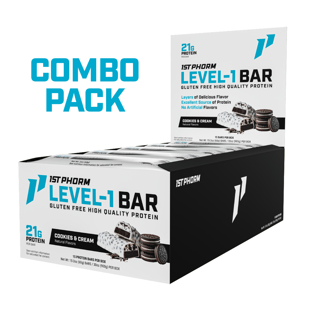 Level-1 Bar Cookies & Cream Combo Pack