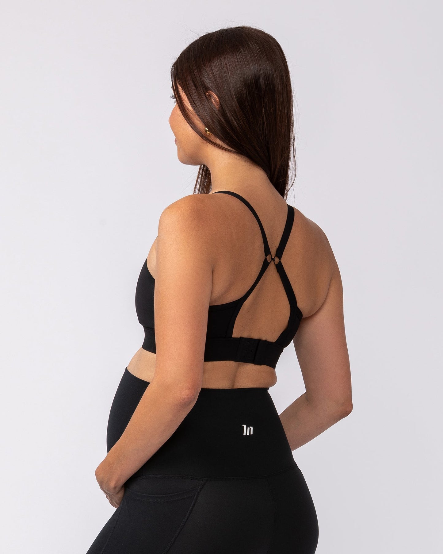Maternity Aura Bra - Black-Maternity-XS-092416BLK-XS-MNAPPRL42201-4-Muscle Nation