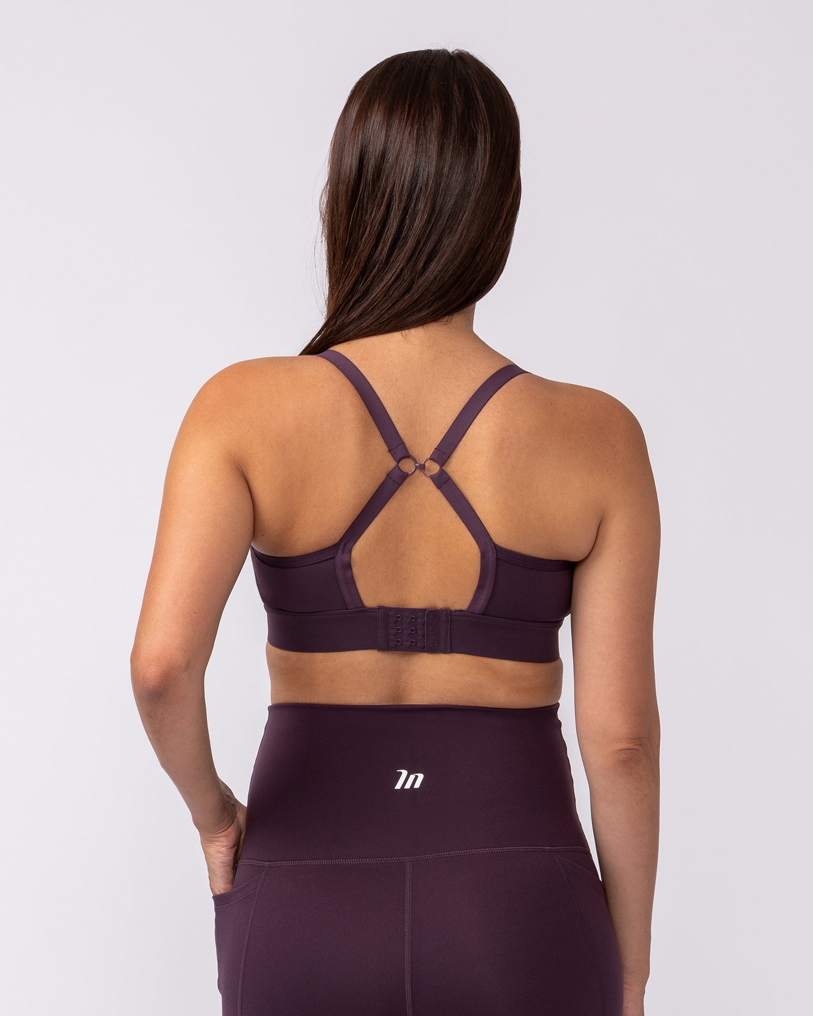 Maternity Aura Bra - Midnight Plum-Maternity-XS-092416MIDNTPL-XS-MNAPPRL42193-5-Muscle Nation