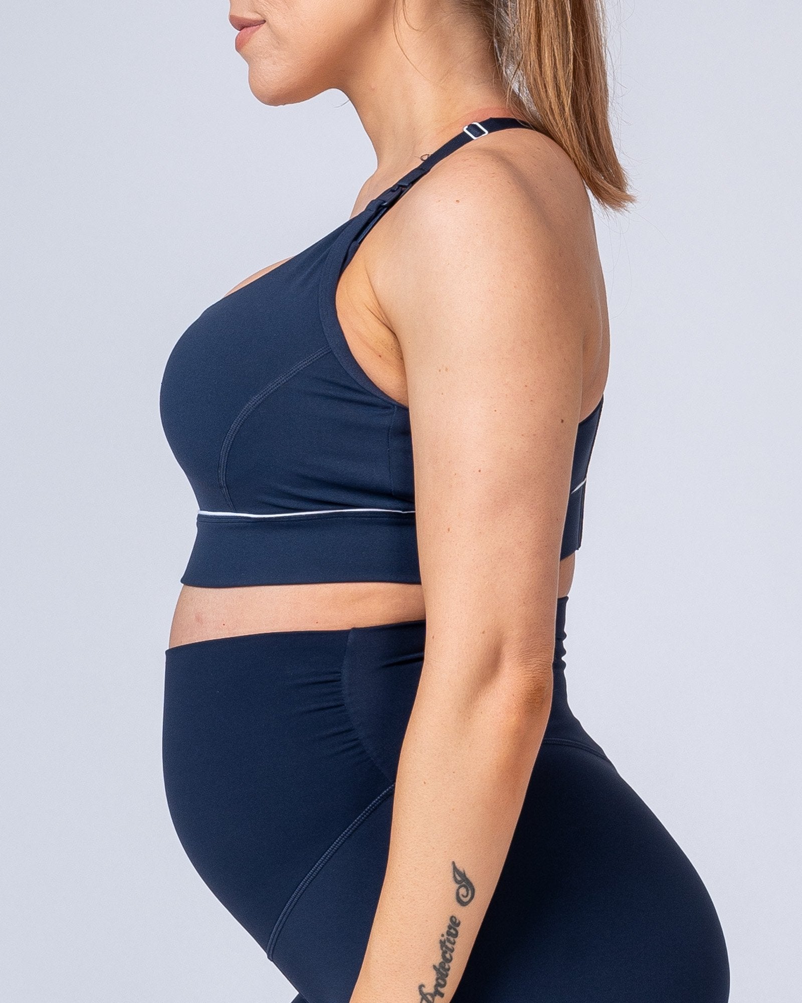 Maternity Bra - Navy-Sports Bras-XS-MNAPPRL7286-MNAPPRL7286-6-Muscle Nation