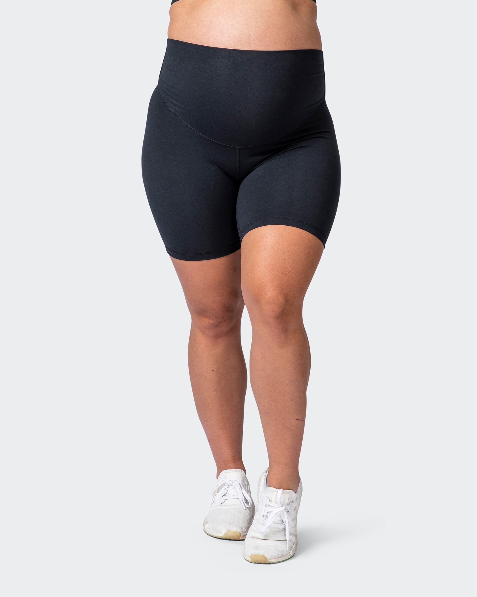 Maternity Everyday Bike Short - Black-Shorts-XS-032214BLK-XS-MNAPPRL13830-3-Muscle Nation