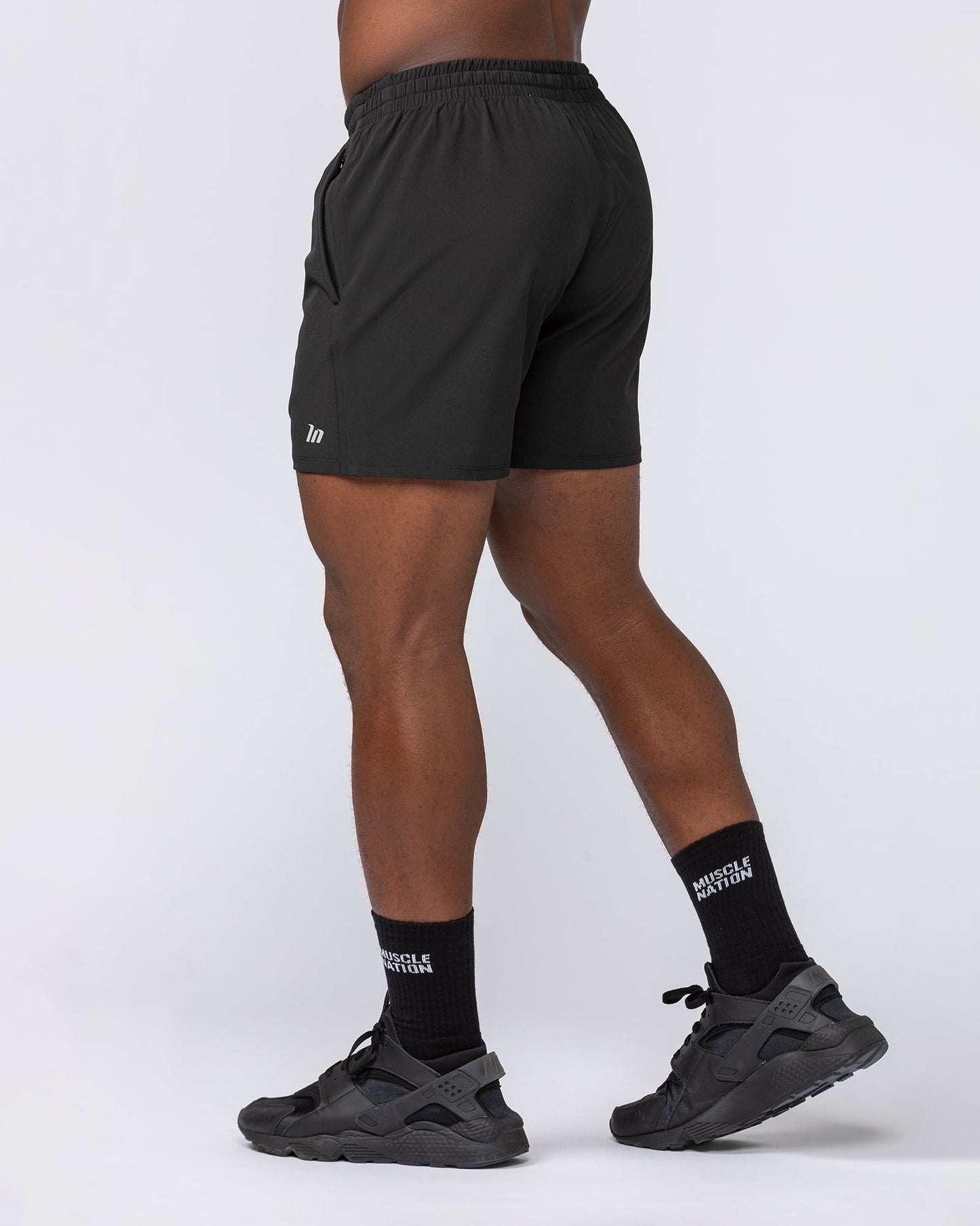 New Heights 4" Shorts - Black-Shorts-S-012246BLK-S-MNAPPRL13516-4-Muscle Nation