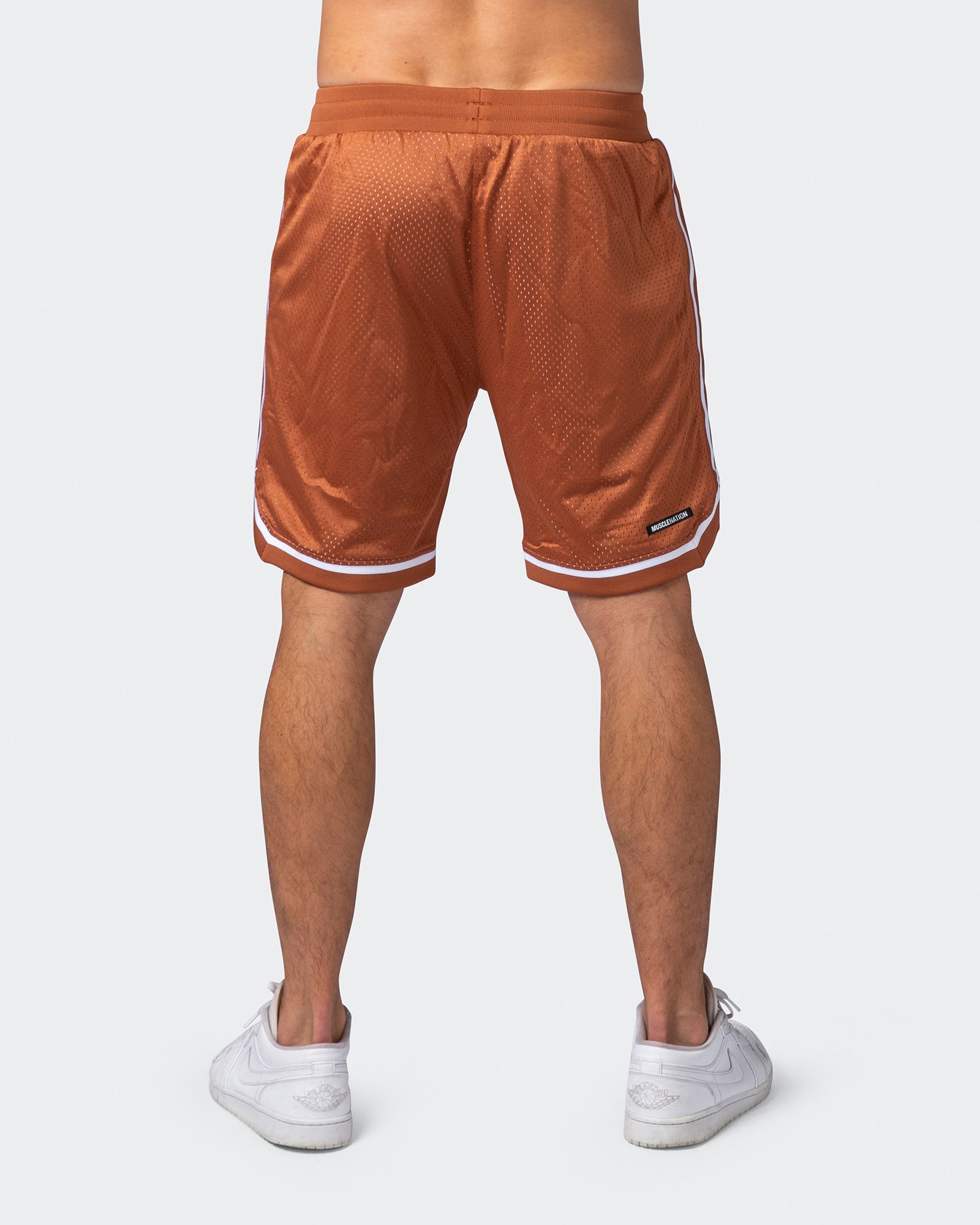 8" Basketball Shorts - Sandstone-Shorts-S-072210SNDSTN-S-MNAPPRL16773-6-Muscle Nation