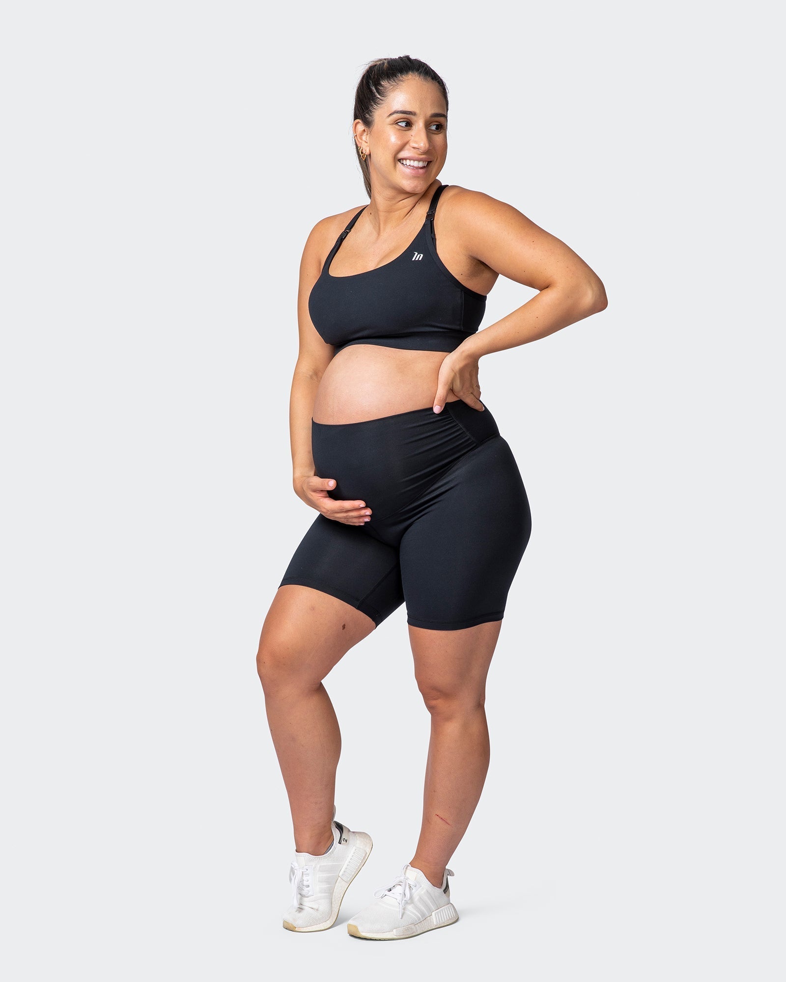 MN Everyday Maternity Bra - Black-Sports Bras-XS-032213BLK-XS-MNAPPRL13794-6-Muscle Nation