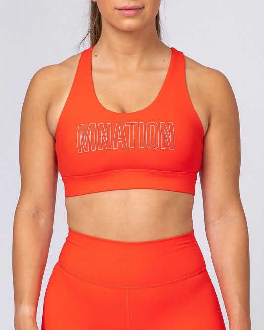 Motion Sculpt Bra - Infrared-Sports Bras-XS-MNAPPRL8183-MNAPPRL8183-1-Muscle Nation
