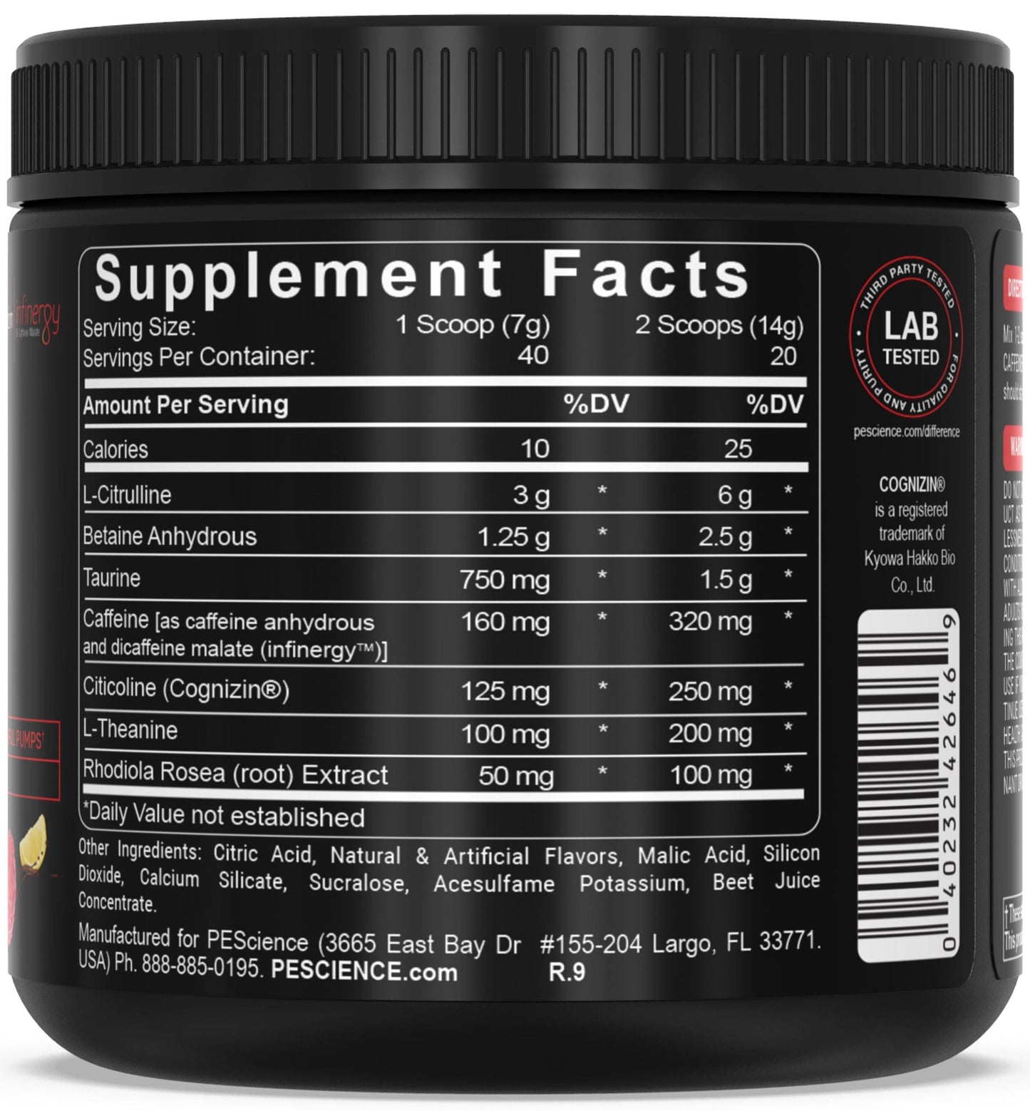PEScience Prolific Pre-Workout