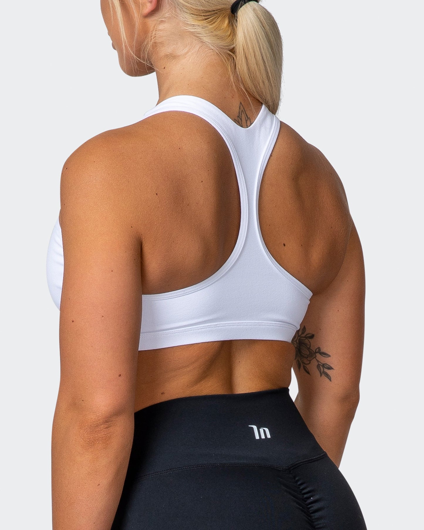 Flex Bra - White-Sports Bras-XS-042203WHT-XS-MNAPPRL14395-5-Muscle Nation