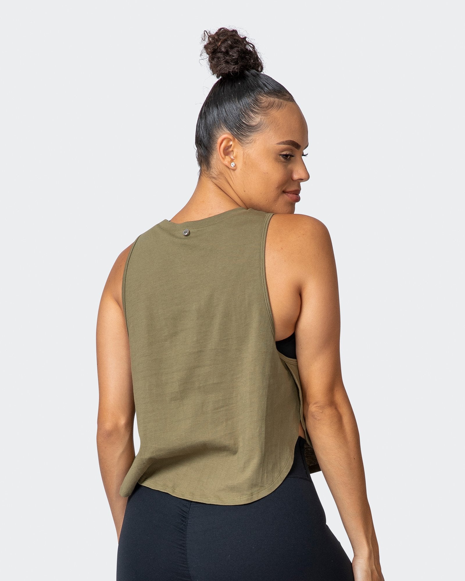 Recovery Tank - Dark Olive-Tops-XXS-112160DKOLV-XXS-MNAPPRL12430-1-Muscle Nation