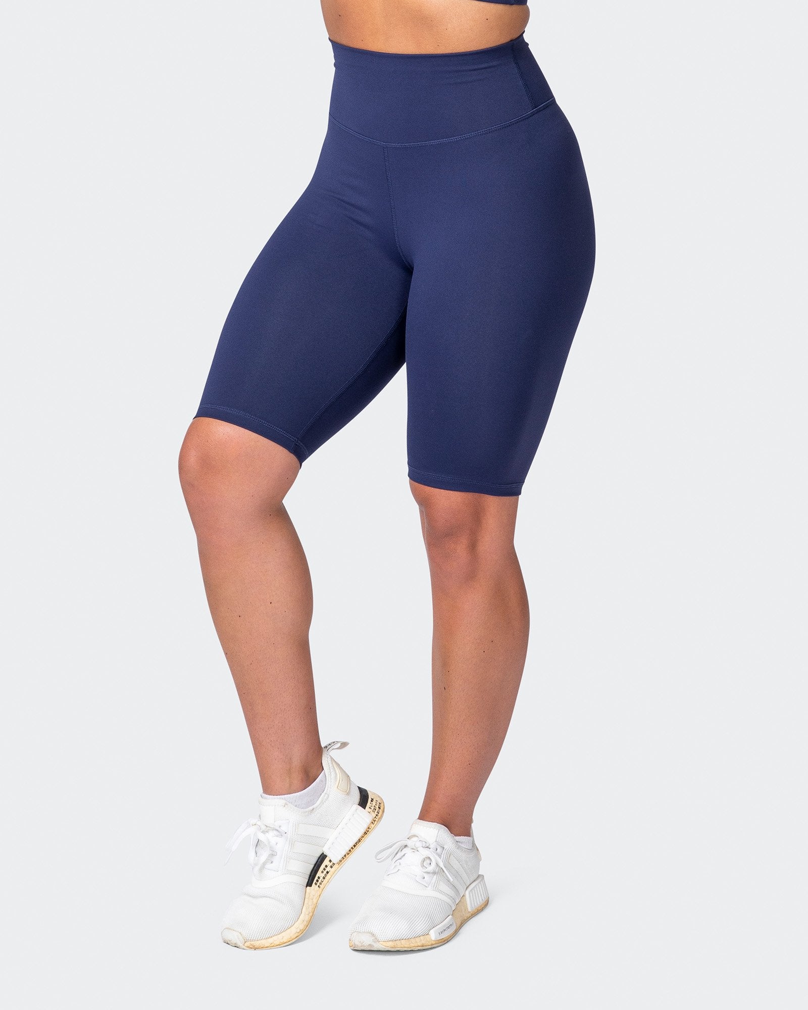 Signature Referee Length High Waist Scrunch - Midnight-Shorts-XXS-MNAPPRL10228-MNAPPRL10228-7-Muscle Nation