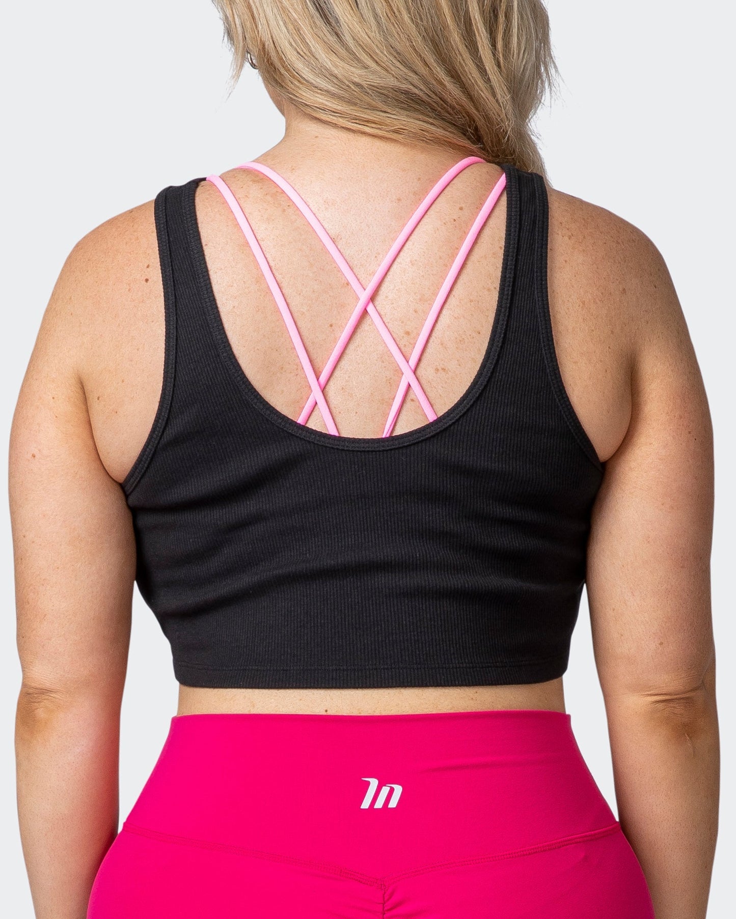 Scorching Hot Ribbed Tank - Black-Tops-XXS-012209BLK-XXS-MNAPPRL13183-6-Muscle Nation