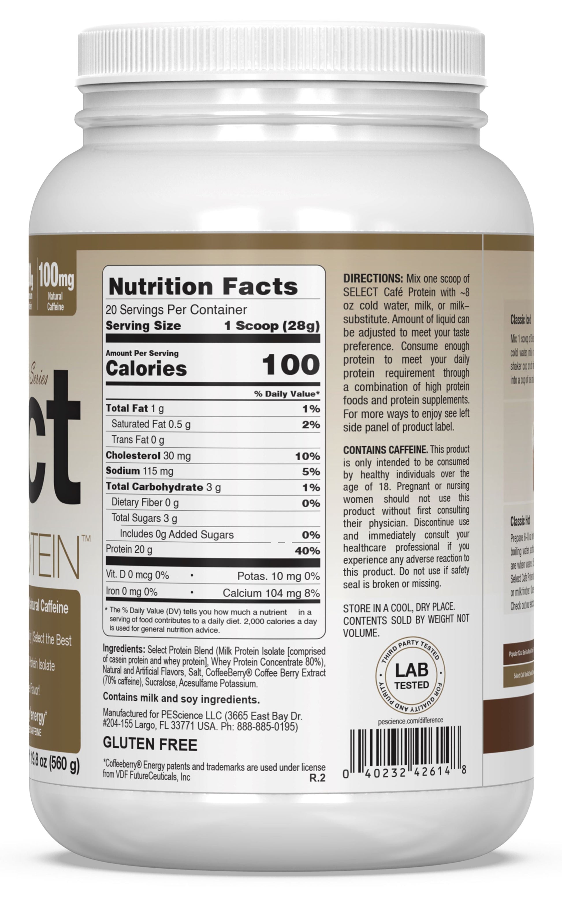 PEScience Select Caf¨Ś Series Protein