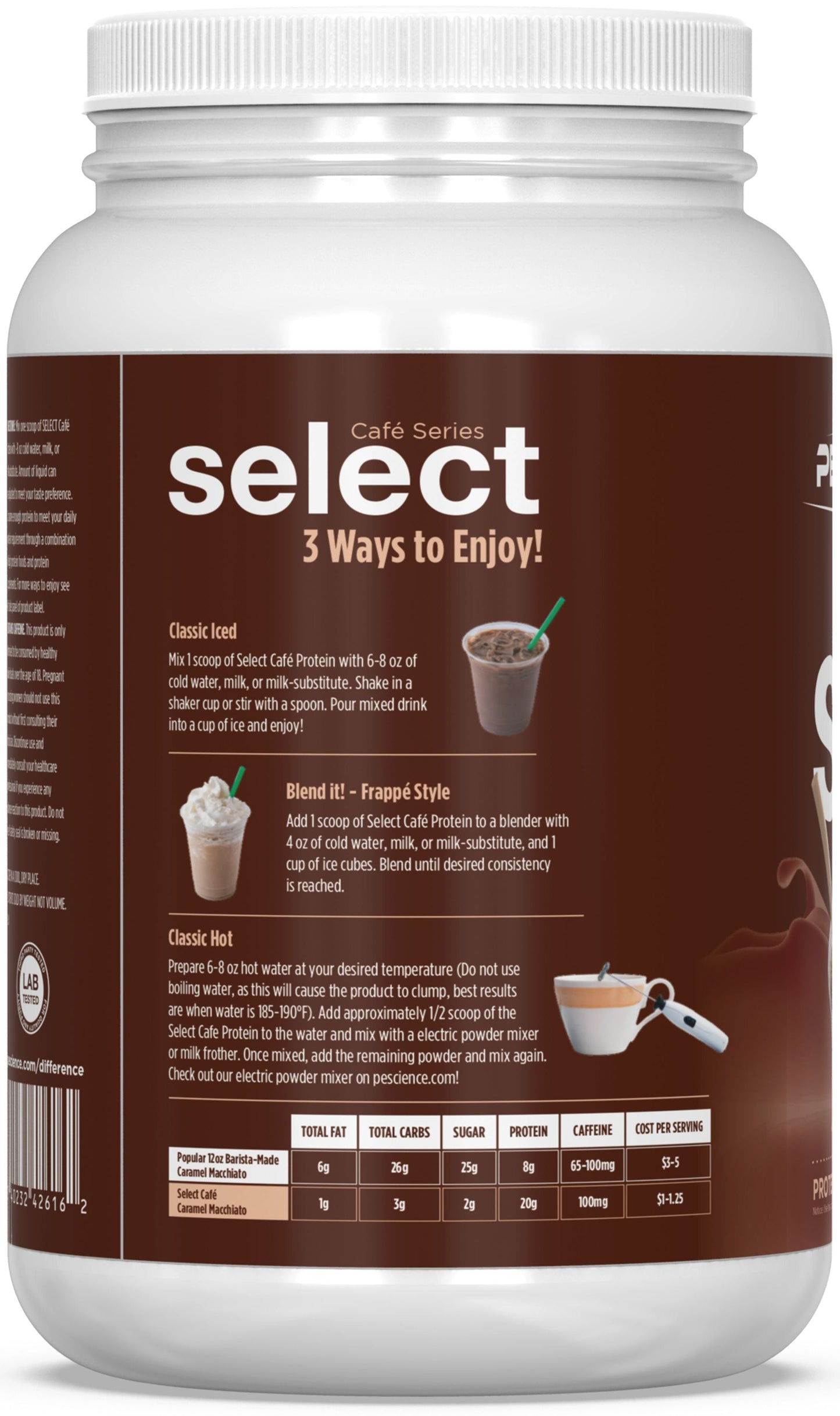 PEScience Select Caf¨Ś Series Protein